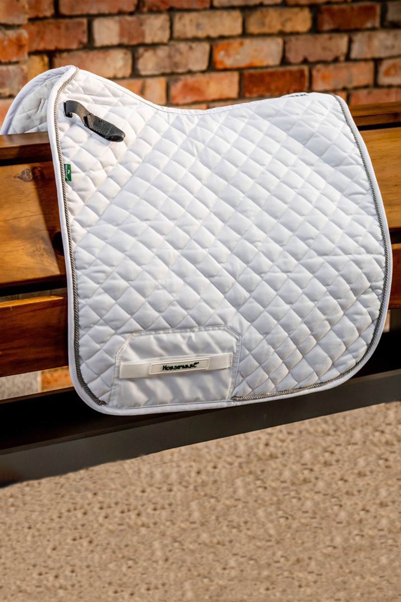 White Horseware Signature Dressage Pad