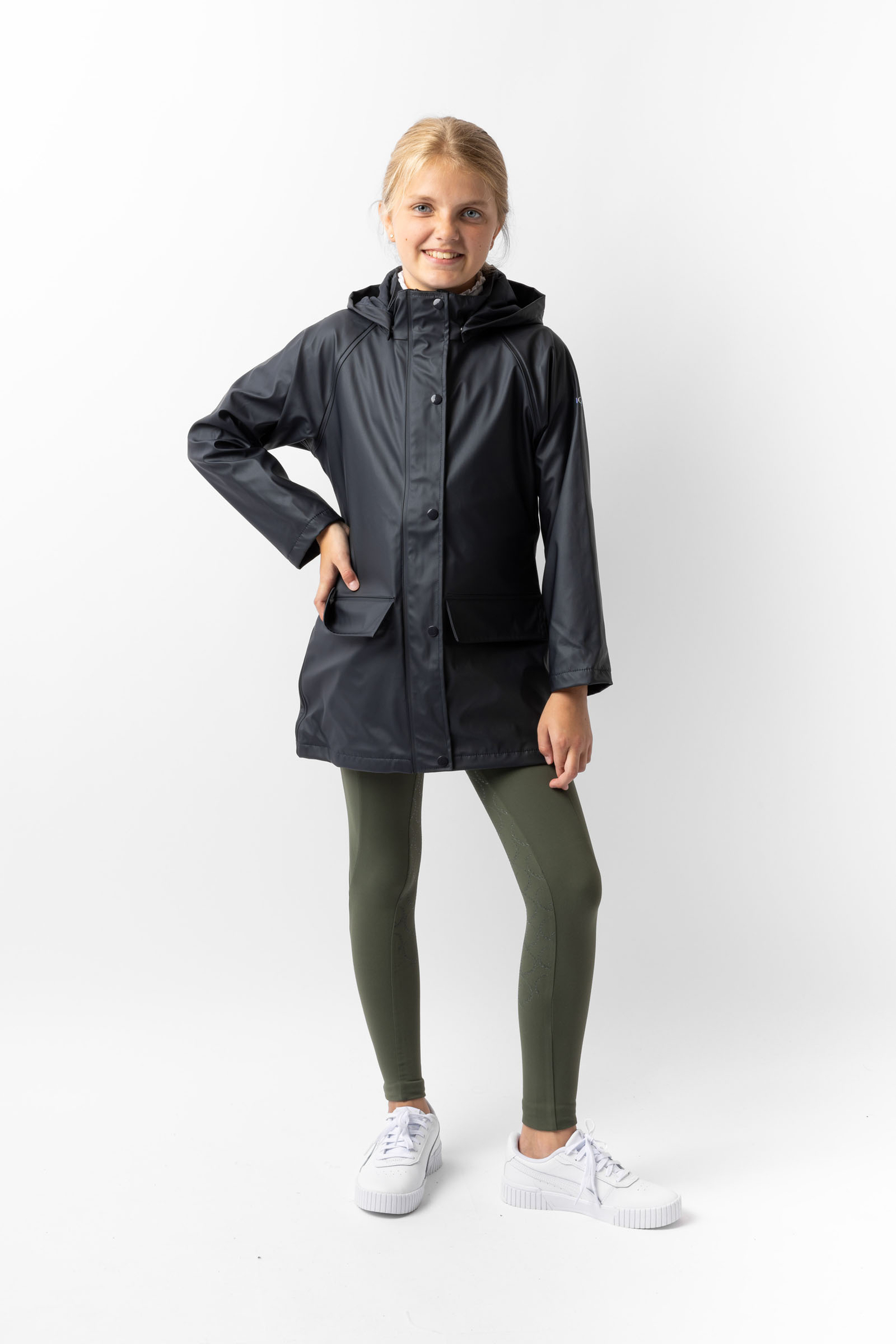 Horze Clara Kids' Rain Riding Jacket