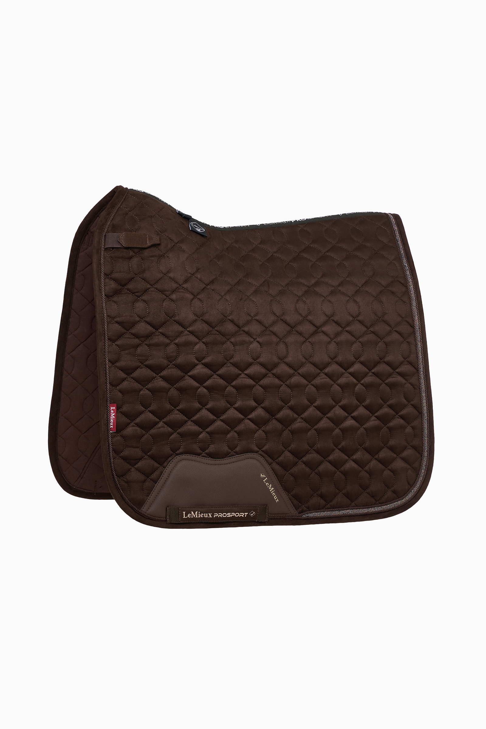 Brown LeMieux Crystal Suede Dressage Pad