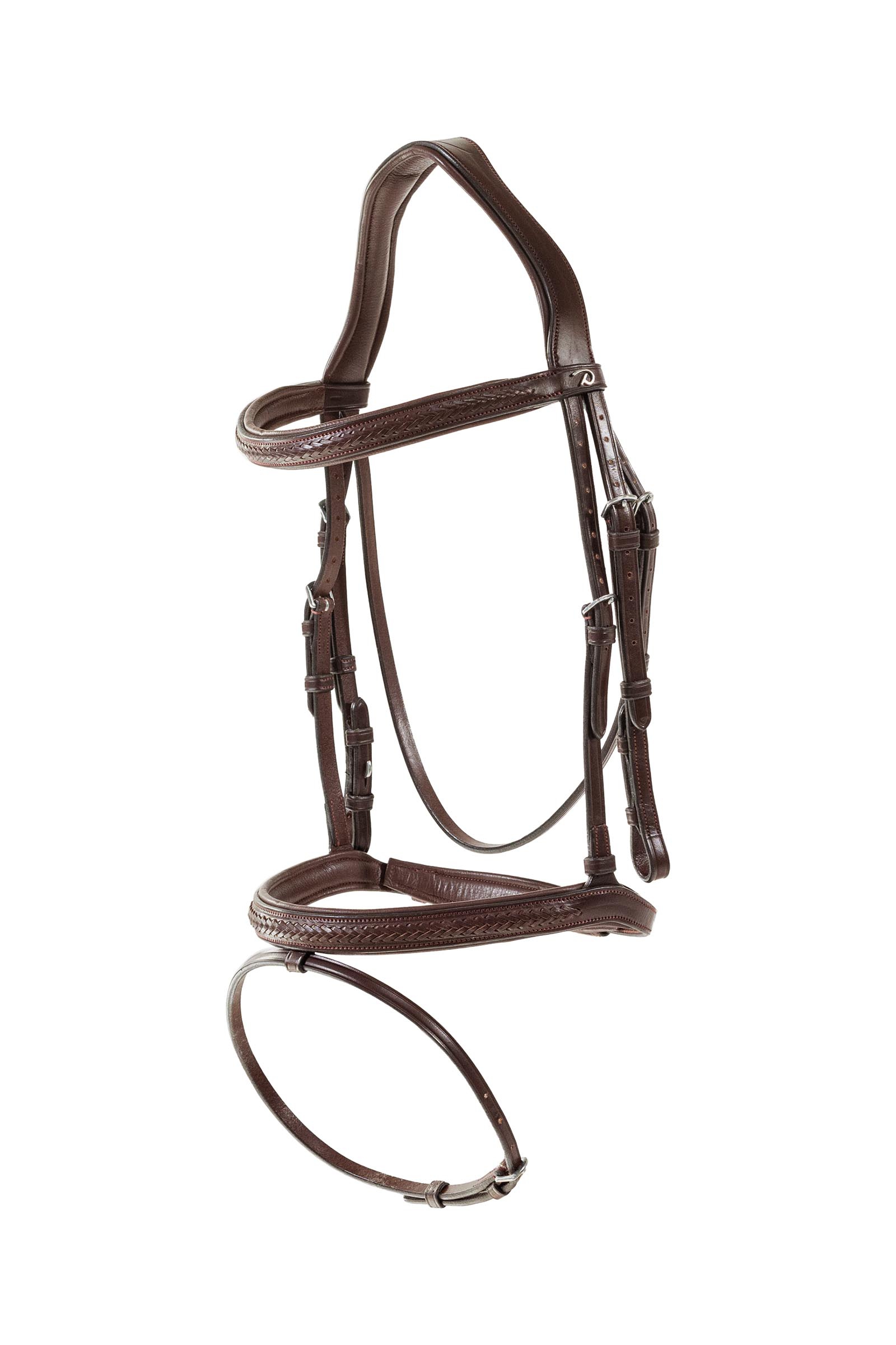Dy'on New English Plaited Bridle With Flash Noseband 