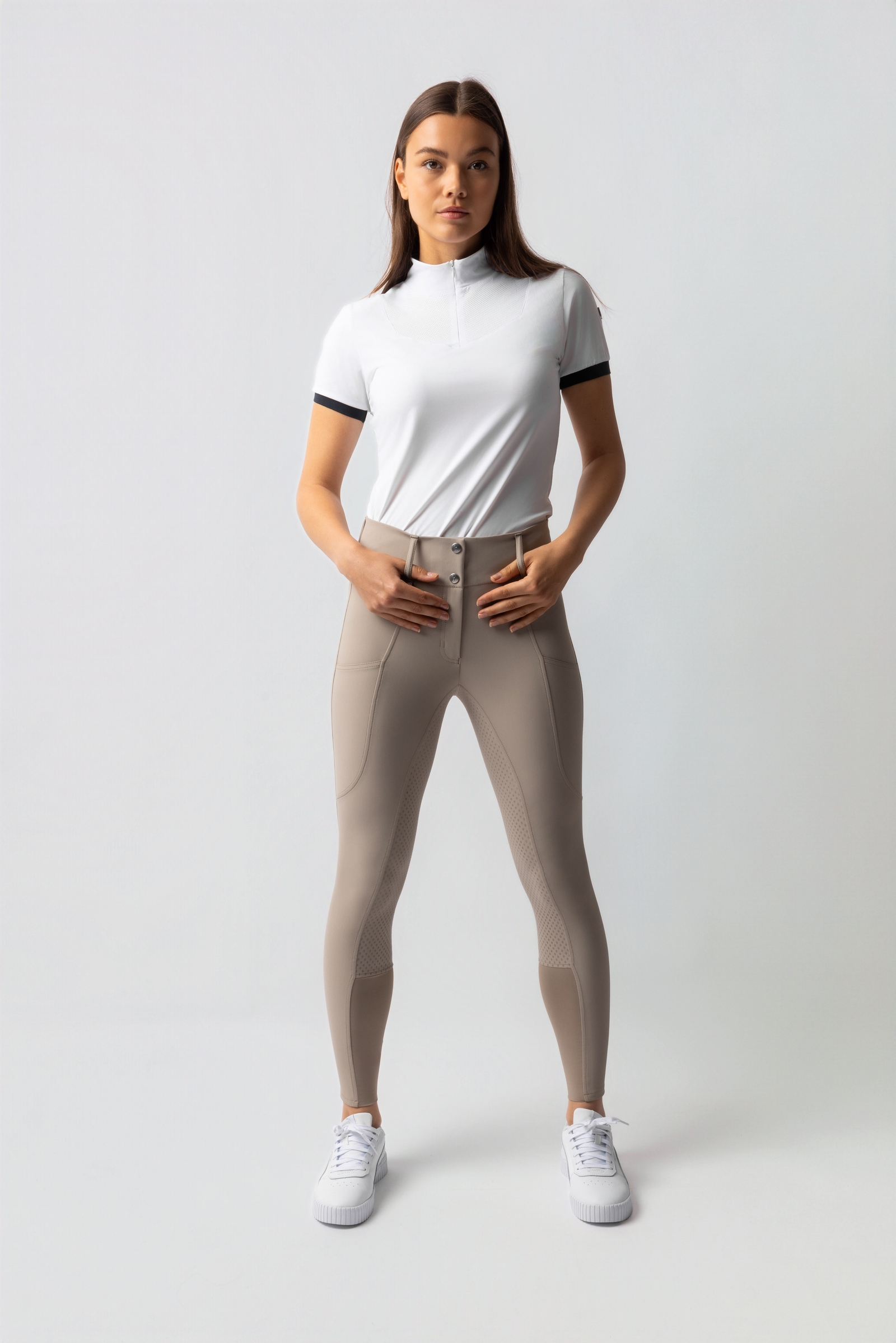 Horze Grand Prix Pro Women&acute;s Full Grip Breeches UPF 50+