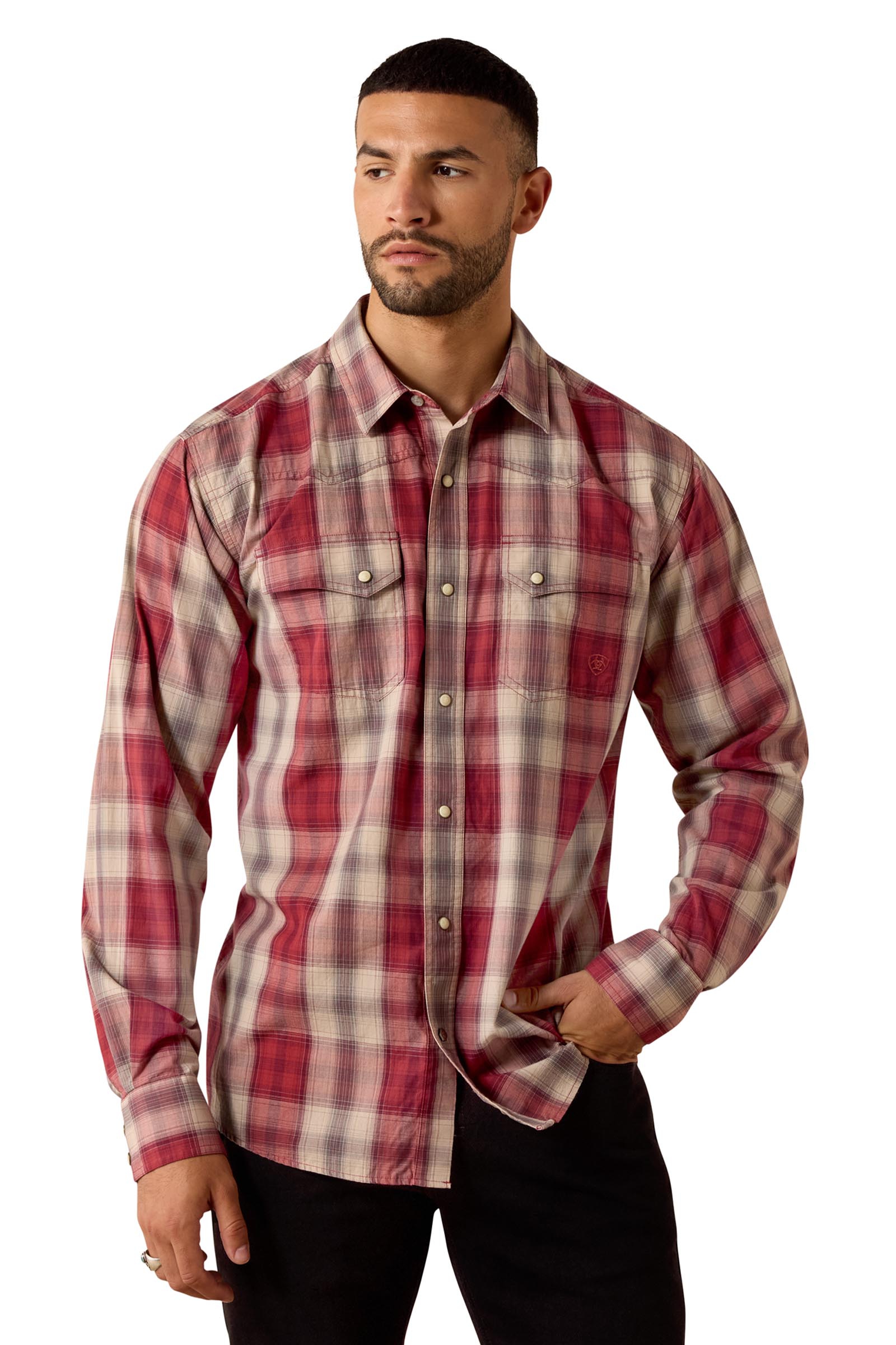 Ariat Retro Hawthorne Men's Fitted Snap Shirt