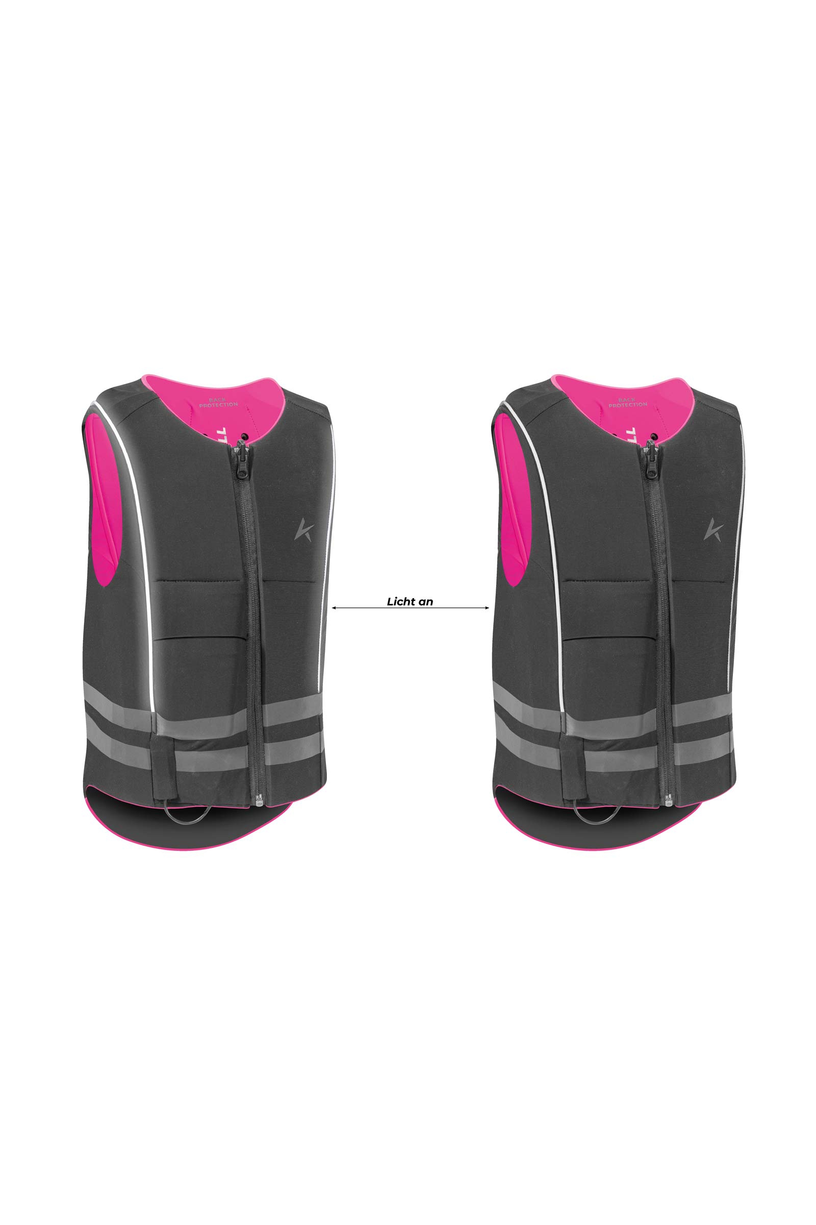 Komperdell Ballistic High Visibility Junior Back Protector, reversible