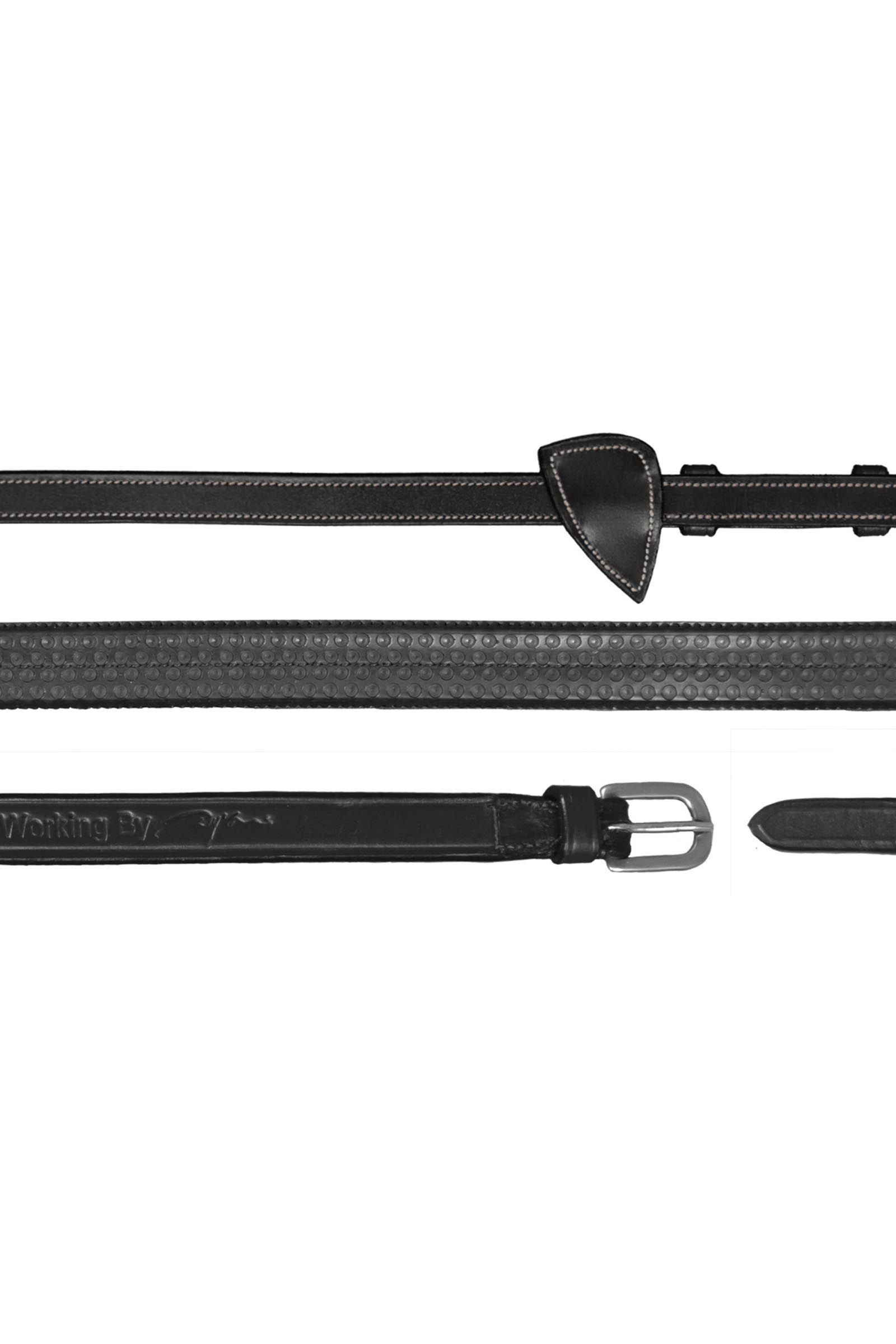 Black Dy'on Working 5/8" Rubber Reins