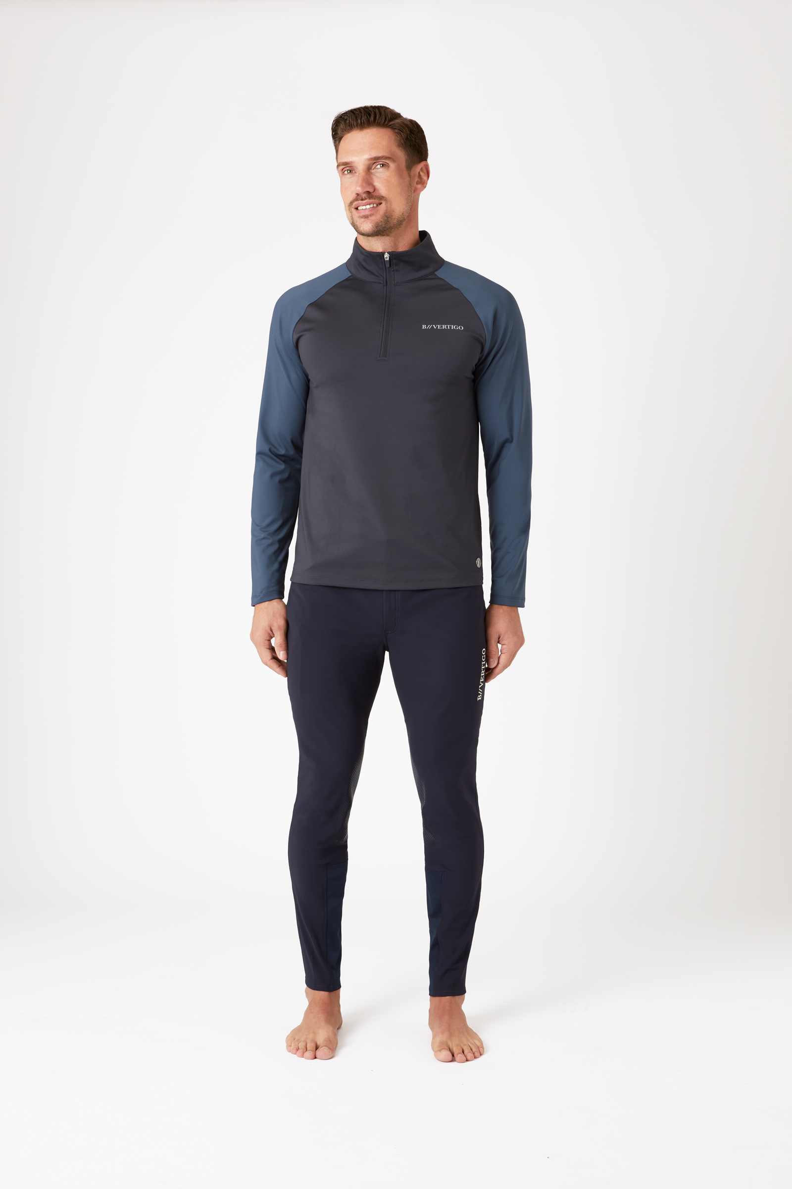 B Vertigo Edmund Men's Training Shirt with Zipper