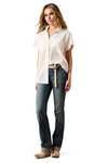 Ariat R.E.A.L. Mid Rise Stretch Icon Stackable Straight Leg Women's Jeans