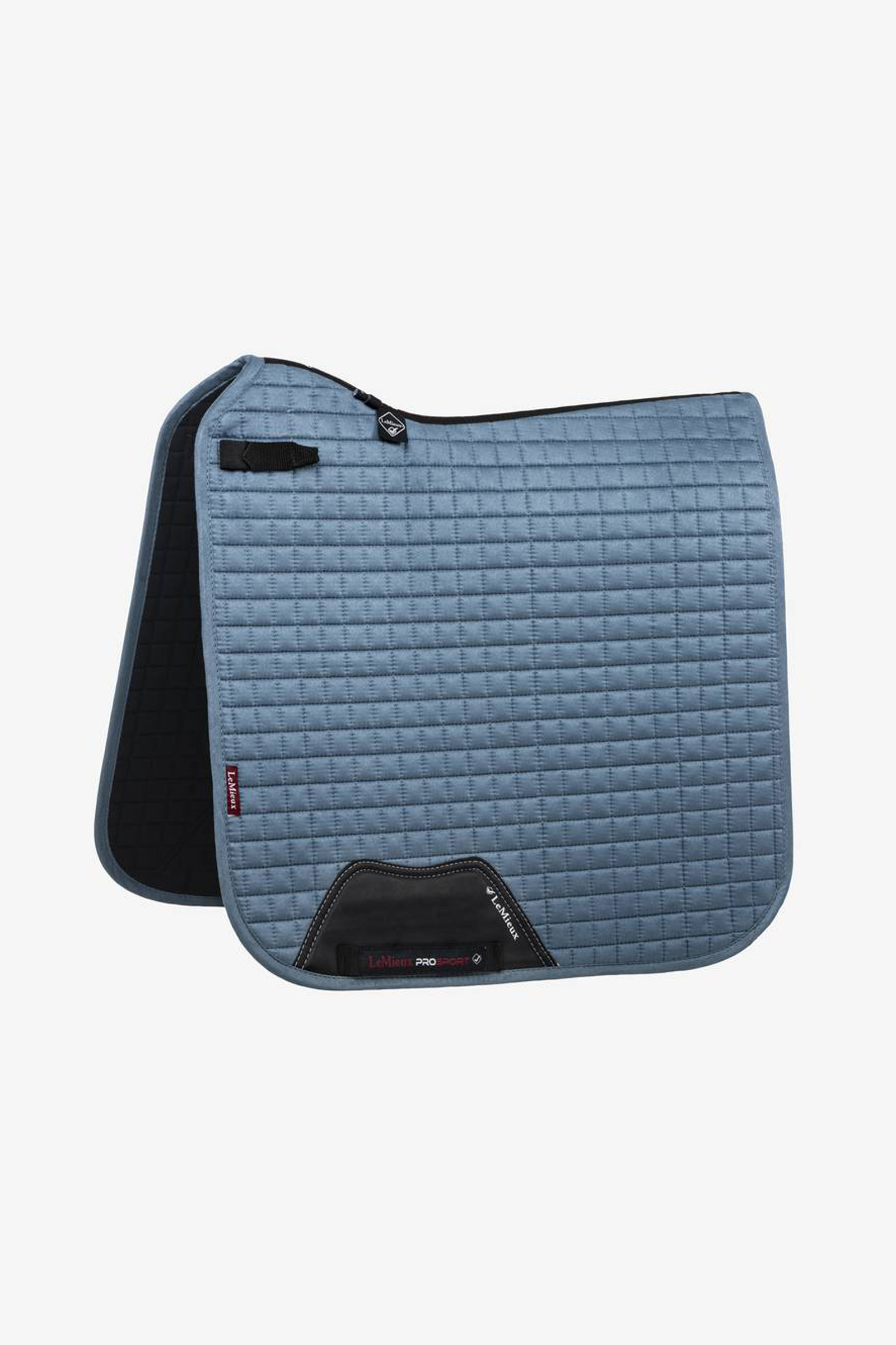 Ice Blue LeMieux Suede Square Dressage Saddle Pad