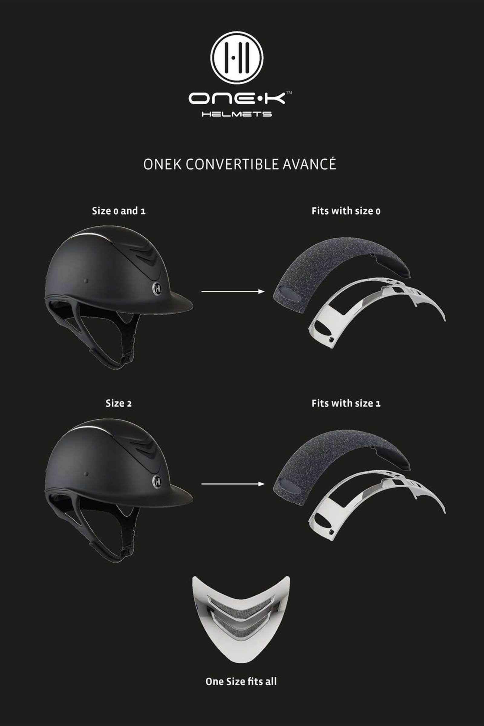 OneK Avance Convertible Glossy Helmet