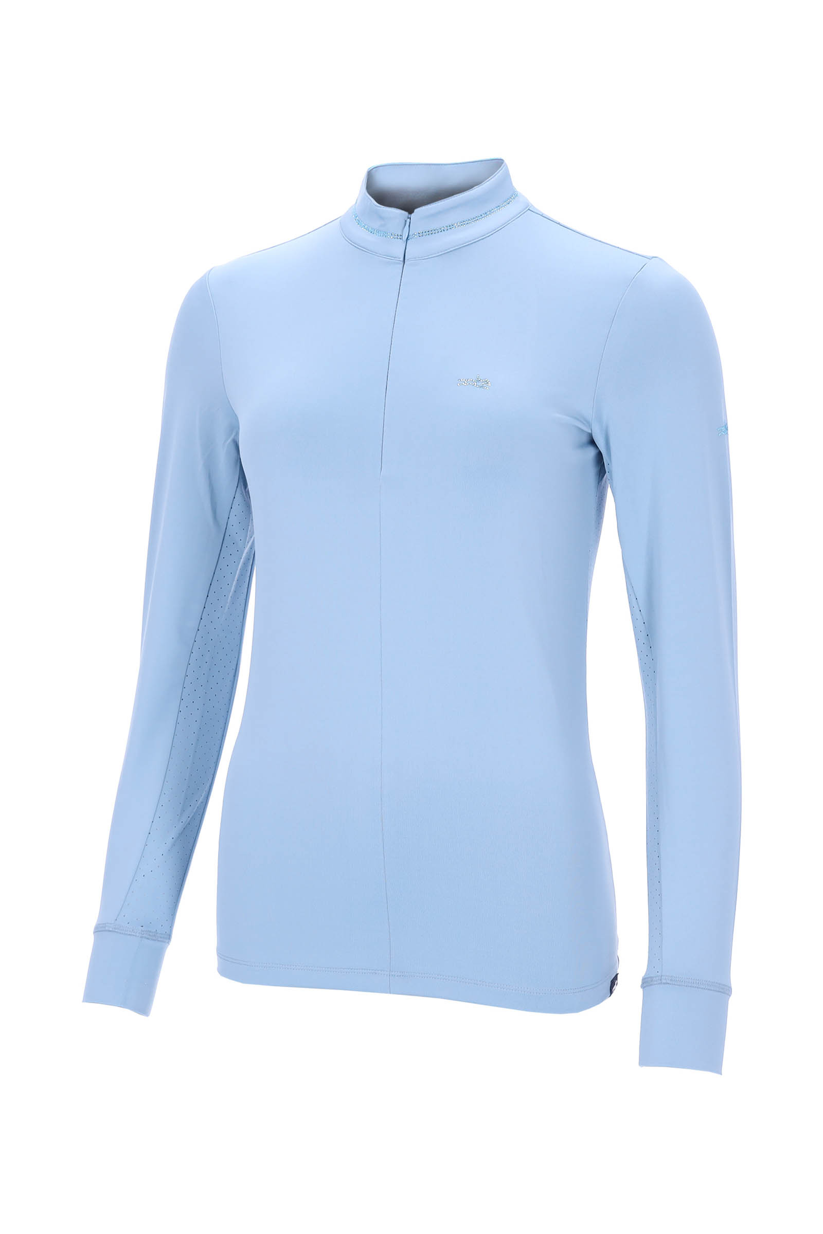 Milky Blue Schockemöhle Sports SP Peppa Style Women's Winter Training Shirt