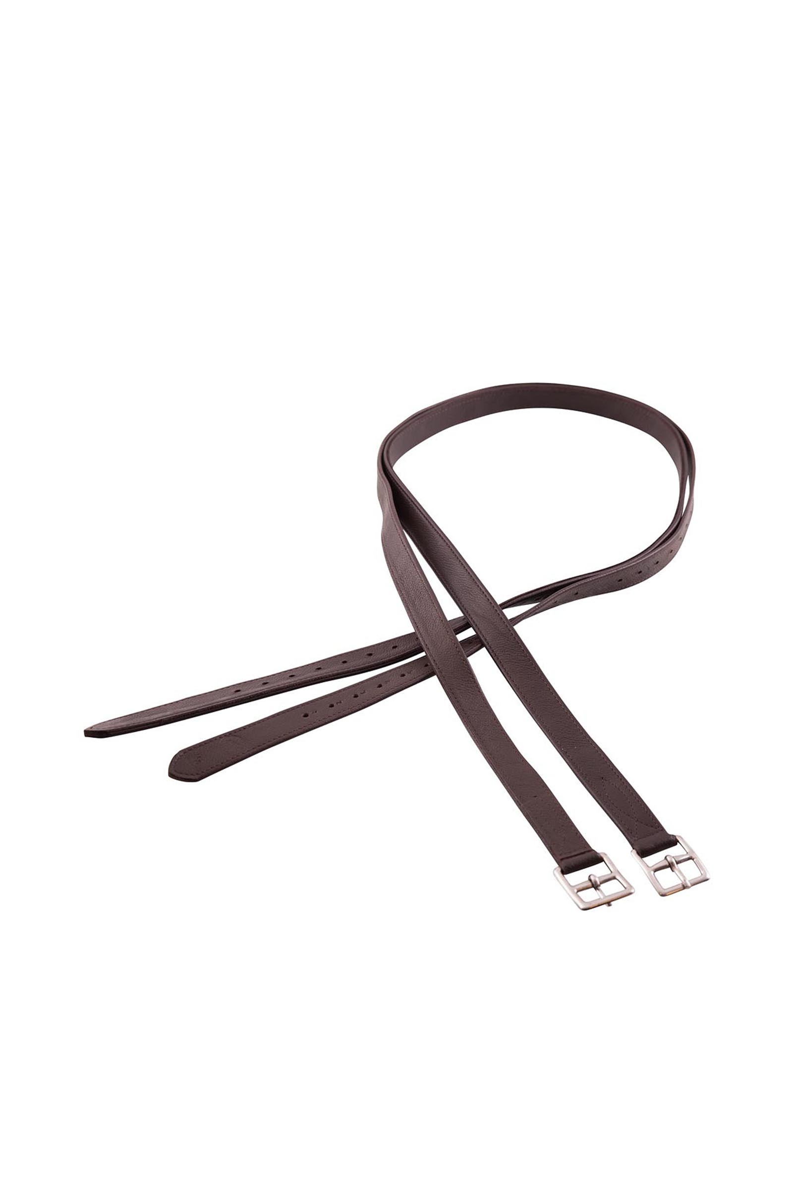 Brown/Silver BR Stirrup Leathers