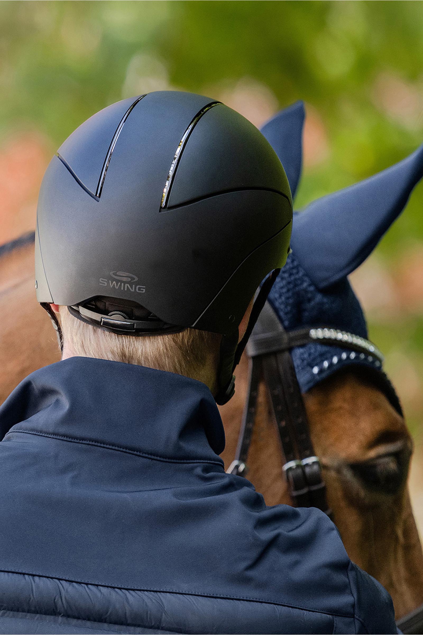 SWING H24 Chrome Riding Helmet