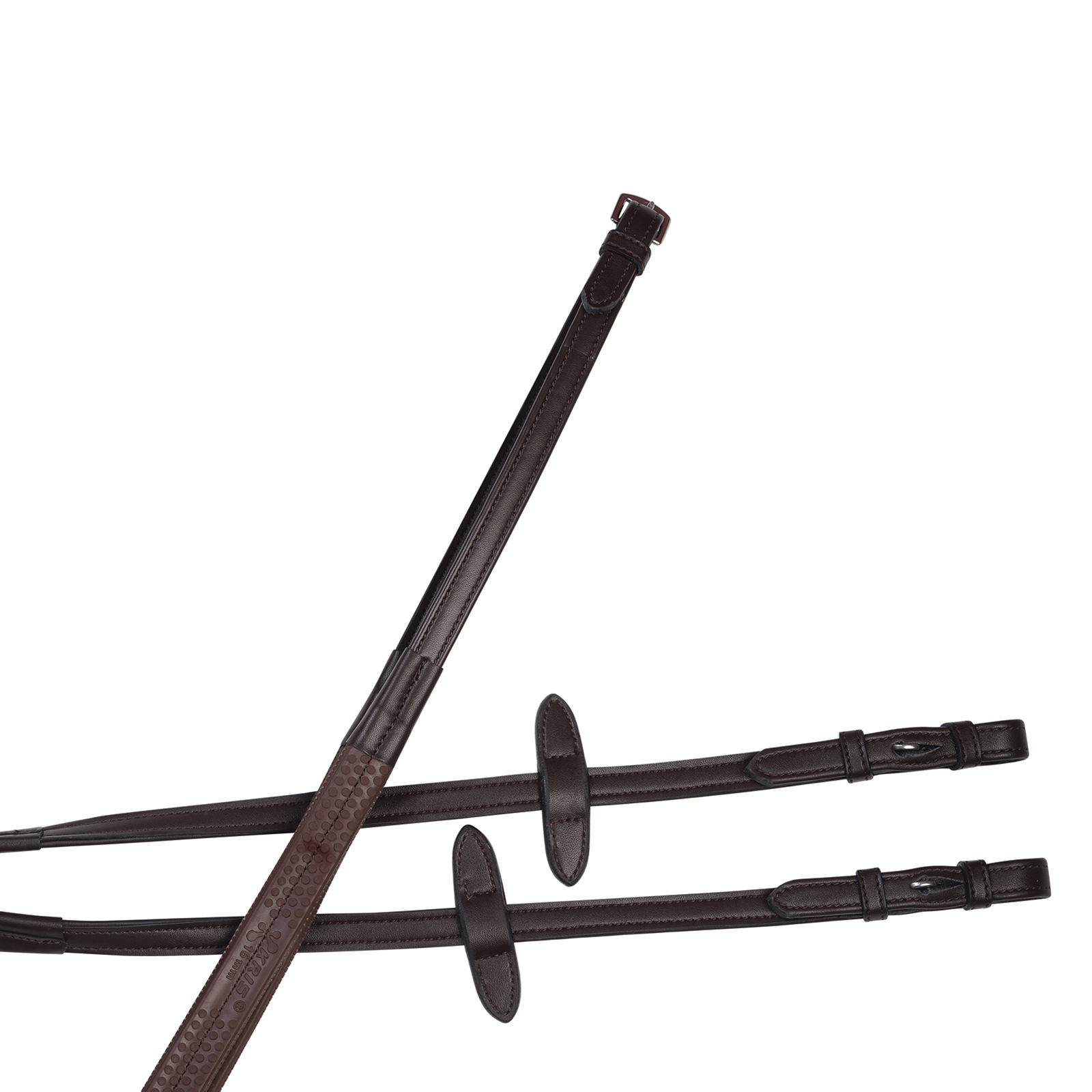 Brown Collegiate Syntovia+ Rubber Reins 54in