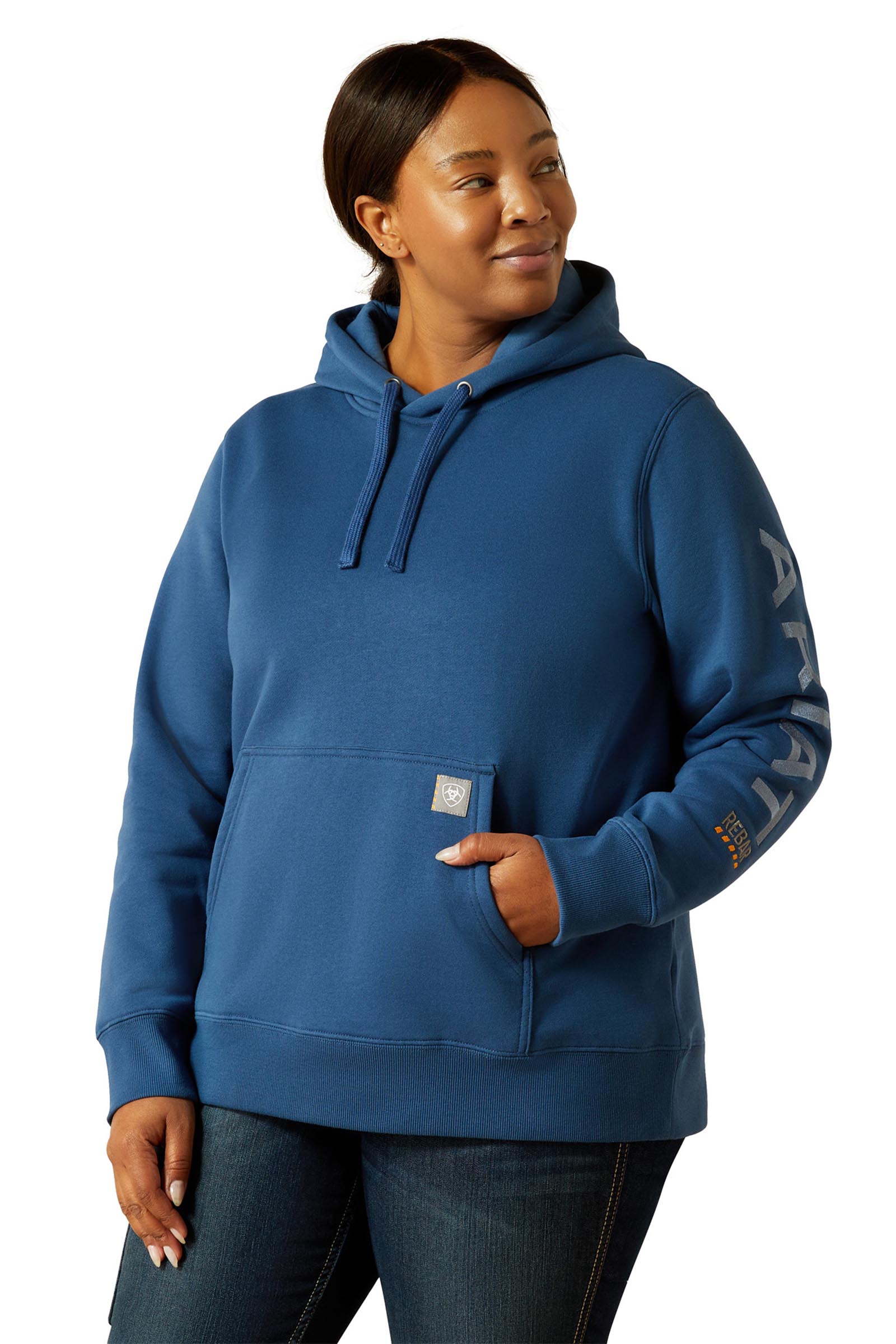 Ensign Blue/Endless Sky Ariat Rebar Women's Graphic Hoodie