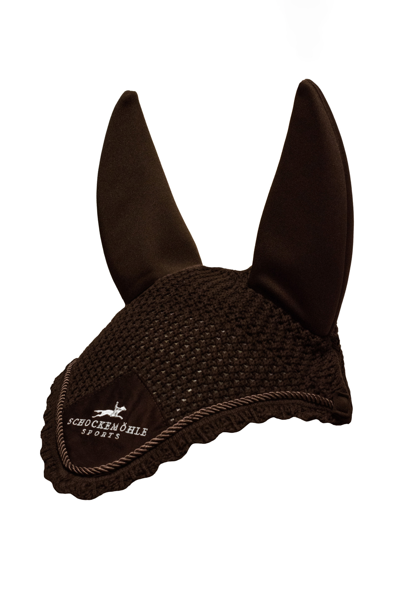 Chocolate Brown/Off-White Schockemöhle Sports Air Silent Fly Hat