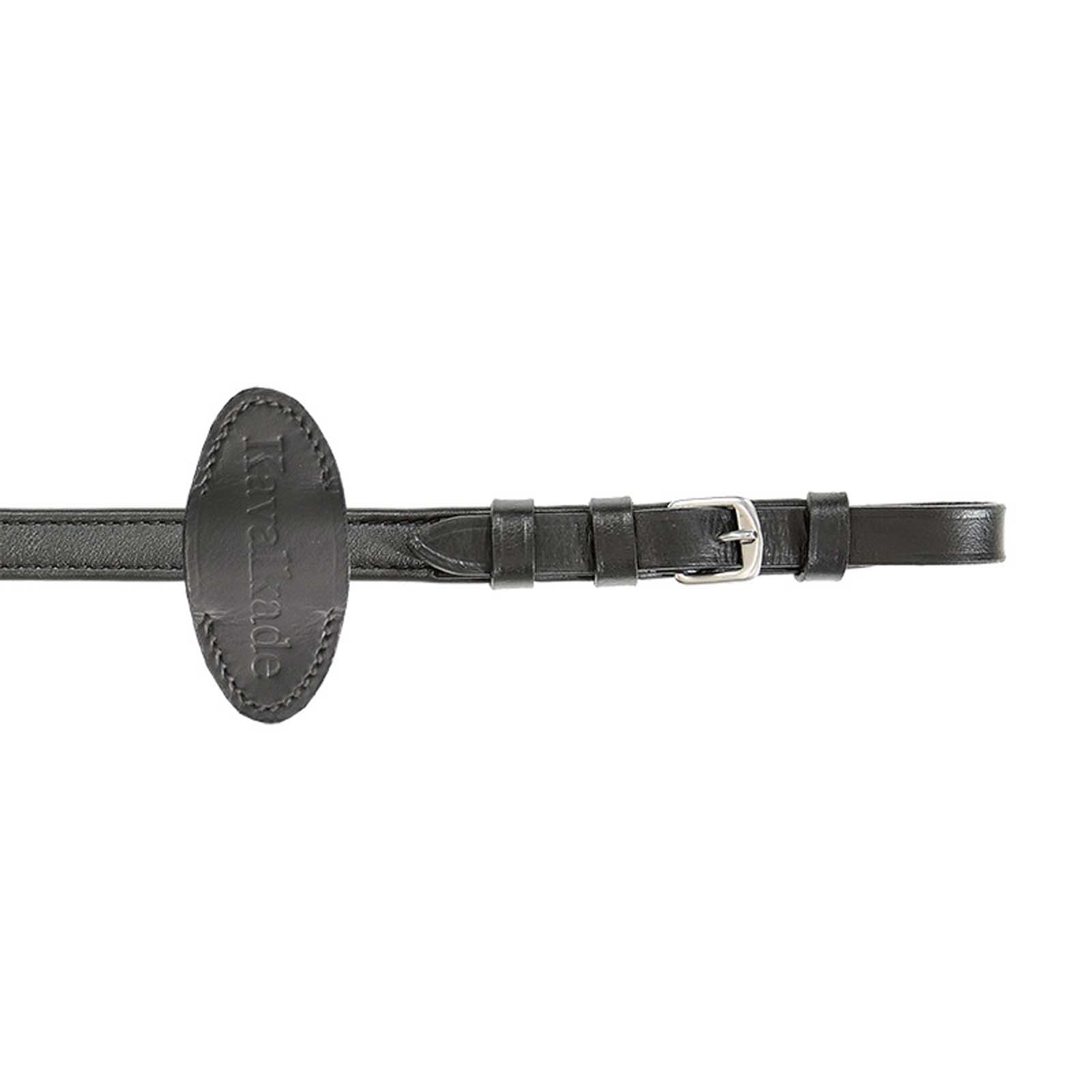 Kavalkade Soft Leather Reins With 5 Stops, 16 mm