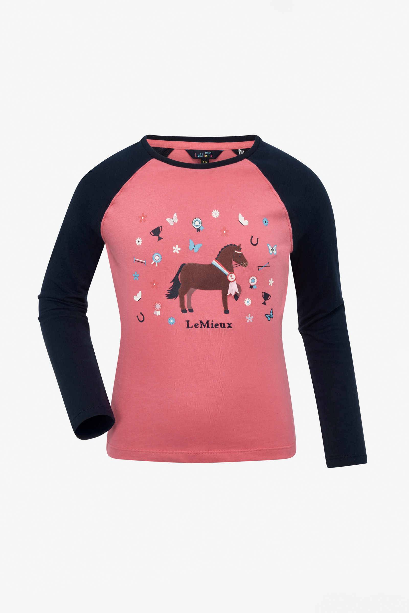 Cranberry LeMieux Mini Jamie Chancer Kid´s Long Sleeve Top