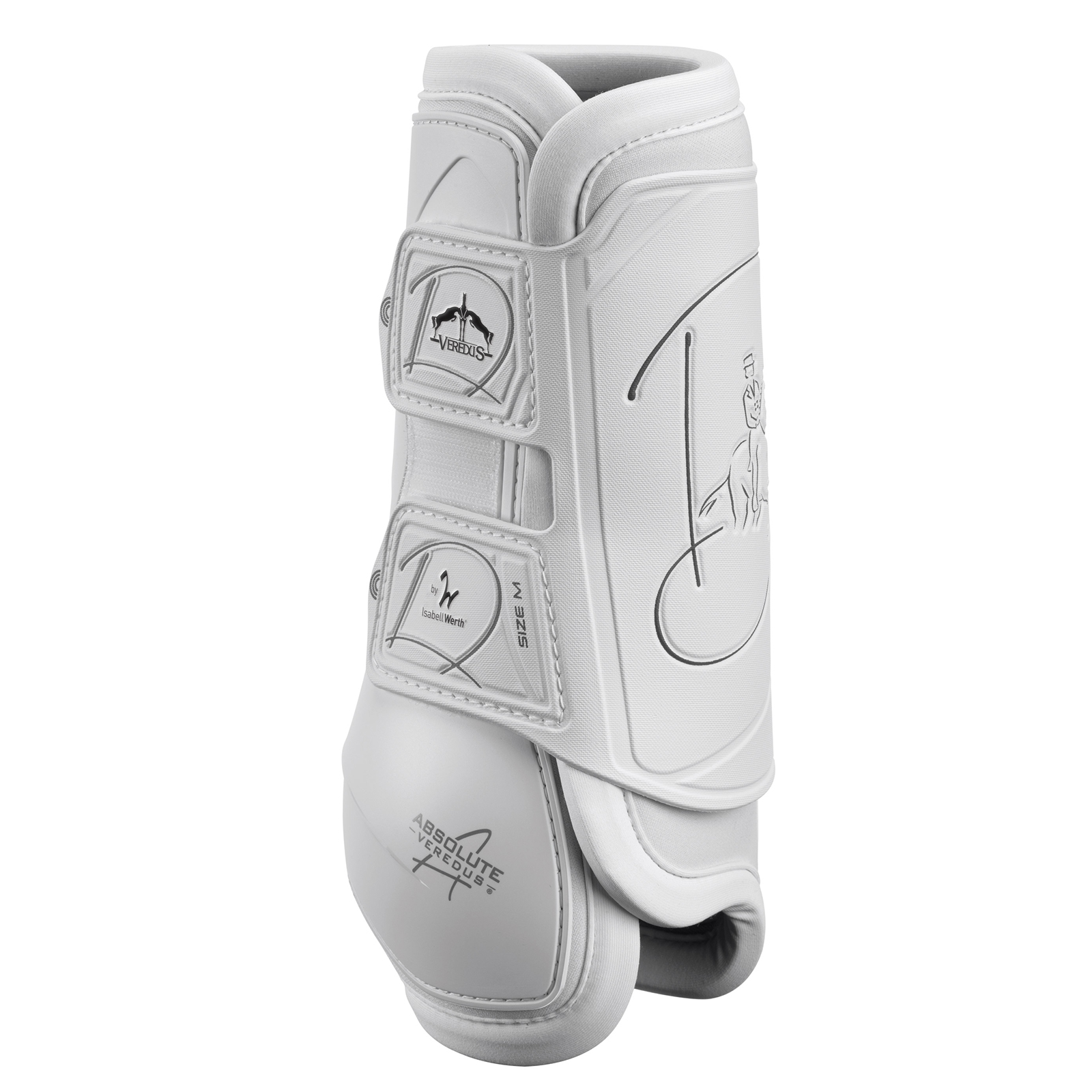 White Veredus Absolute Easy Strap Boots, Front