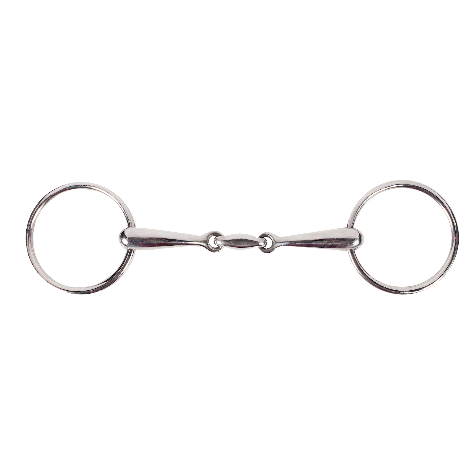 Horze Double-Jointed Loose Ring Snaffle, 16mm