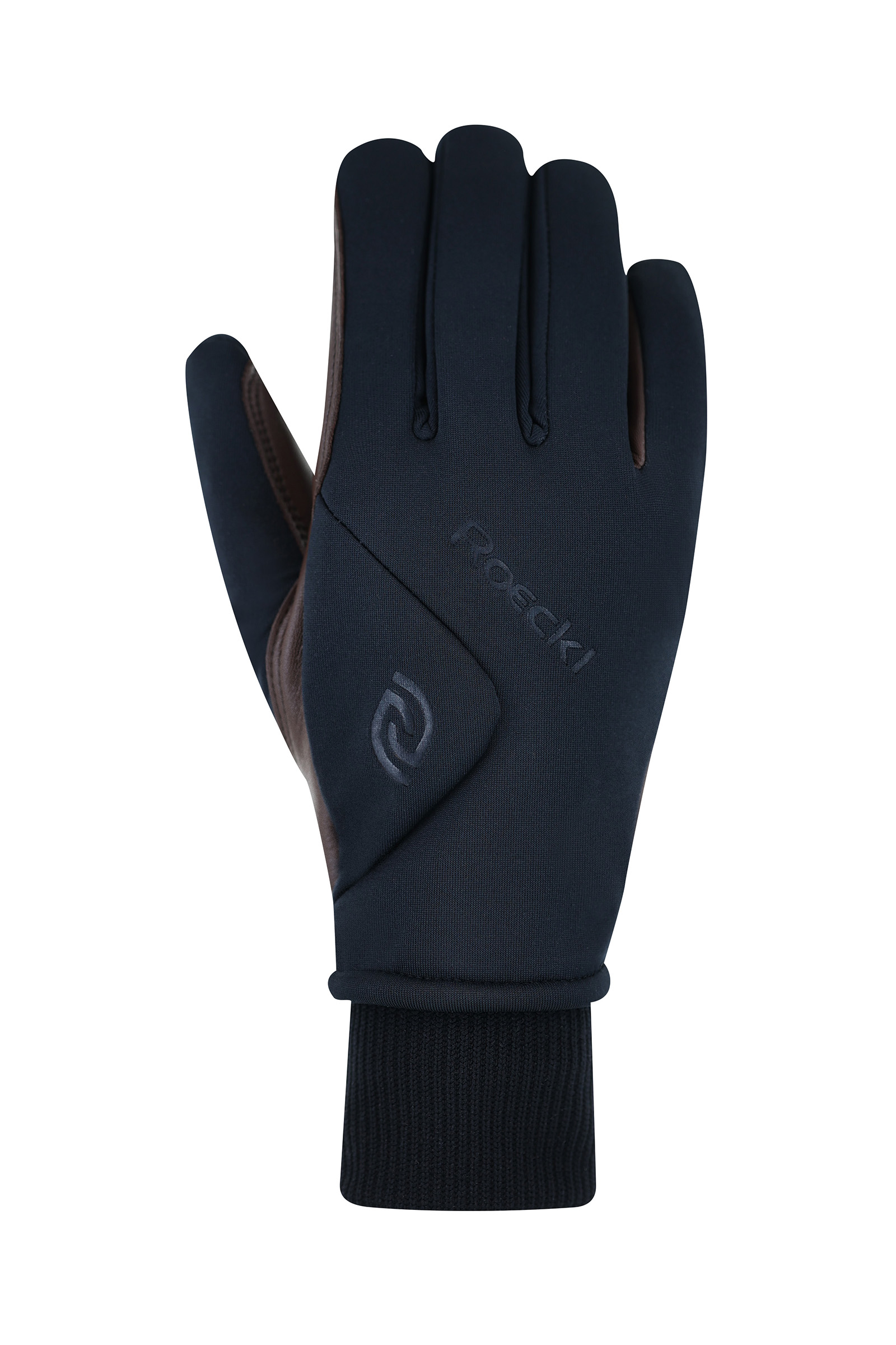 black/classic brown Roeckl Wila GTX Winter Riding Gloves