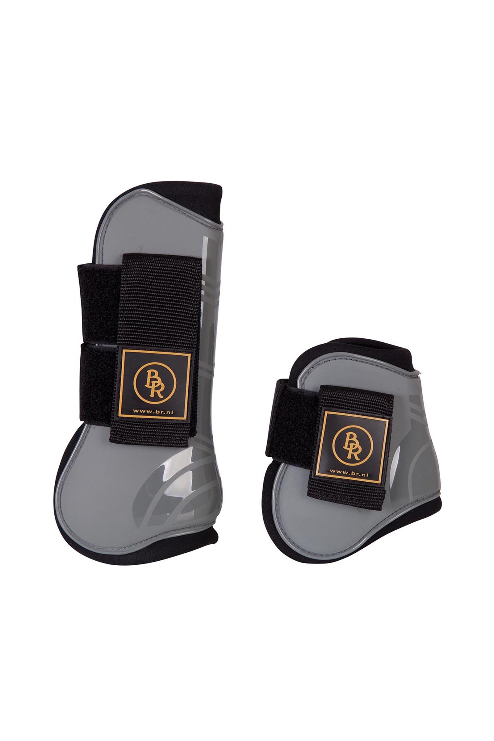 Grey BR Pro Tech Tendon & Fetlock Neoprene Boots Set