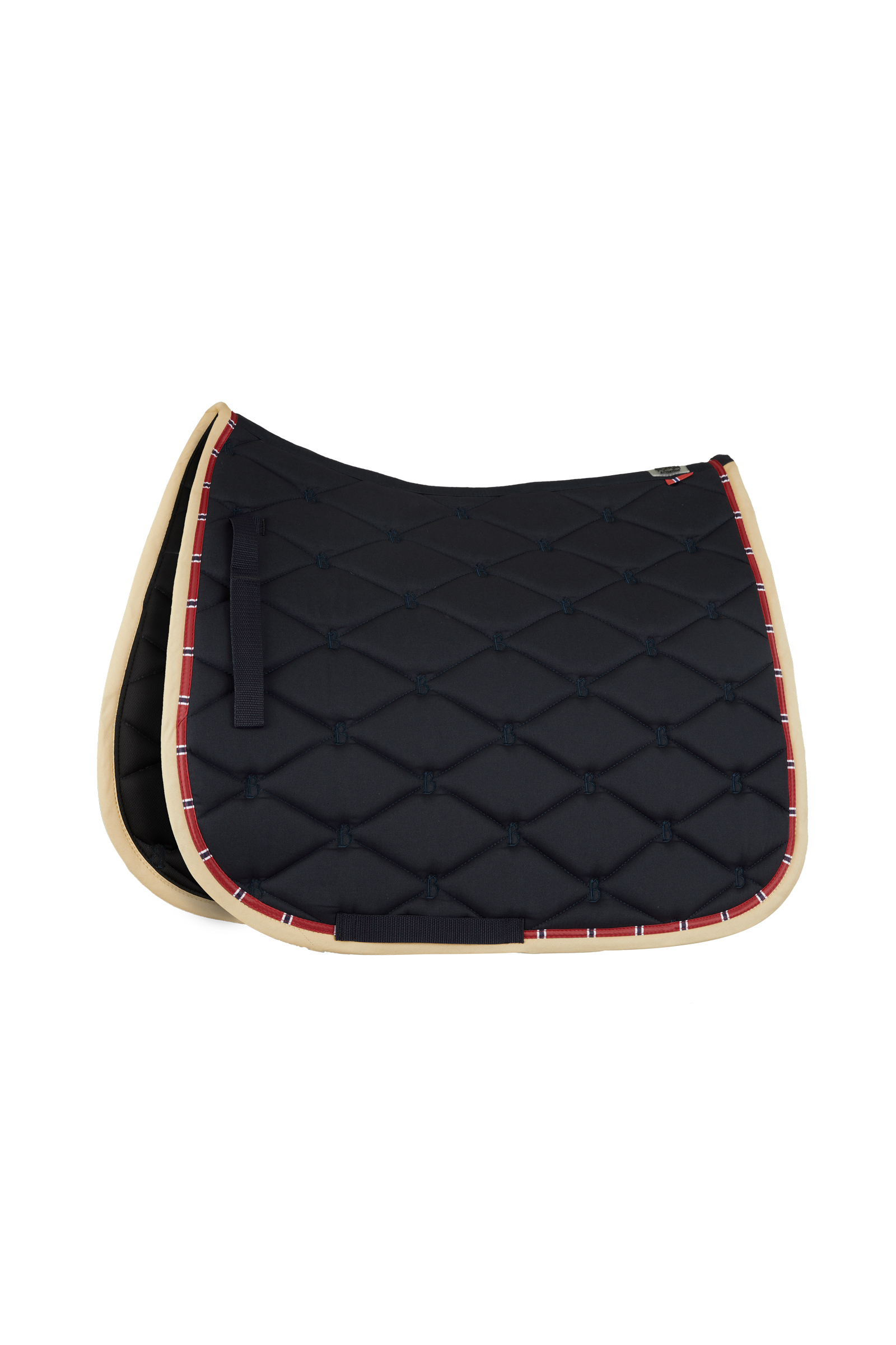 B Vertigo Amory All Purpose Saddle Pad with Monogram Embroidery