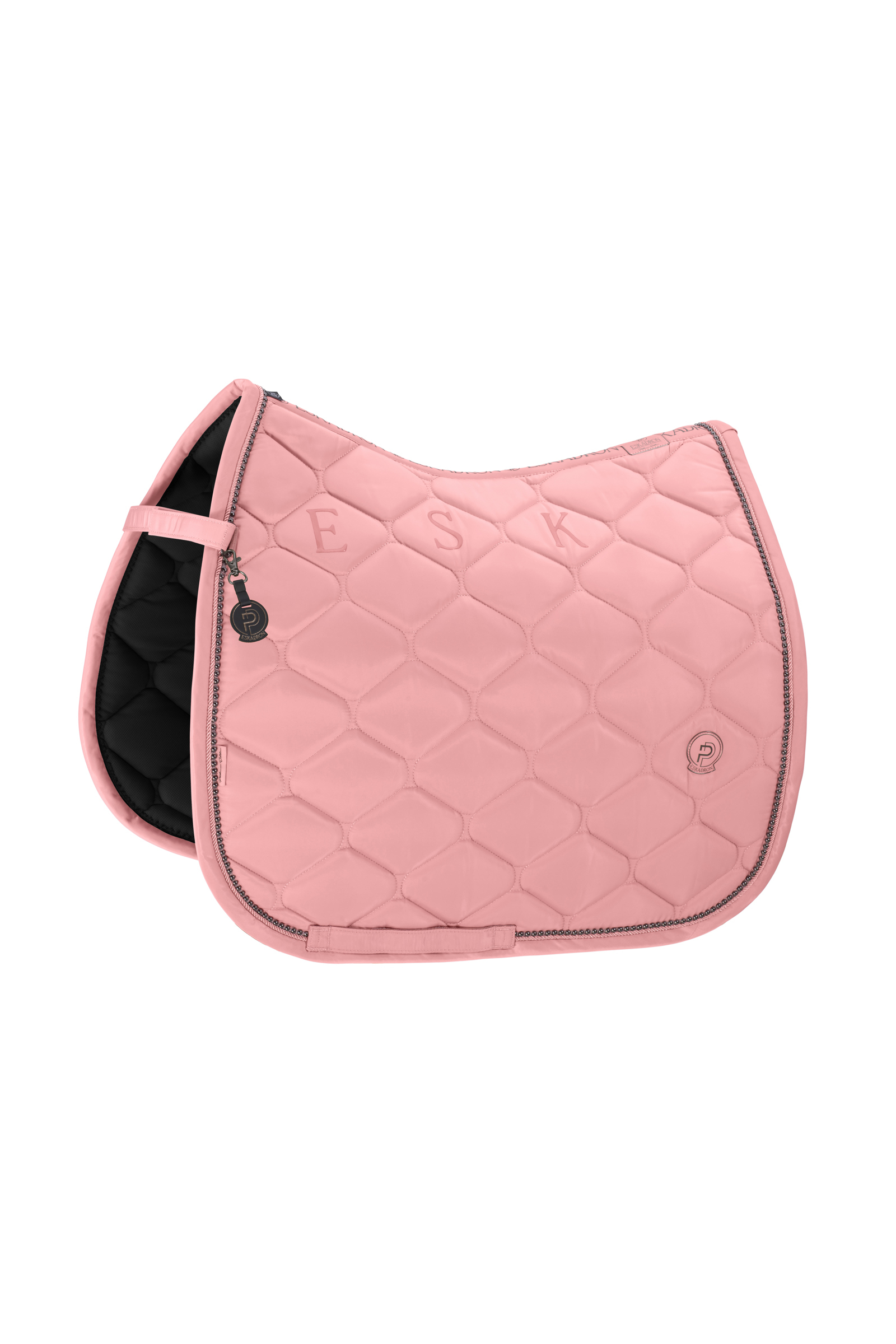 Soft Rouge Eskadron Platinum 25 Highgloss Pearls Dressage Saddle Pad