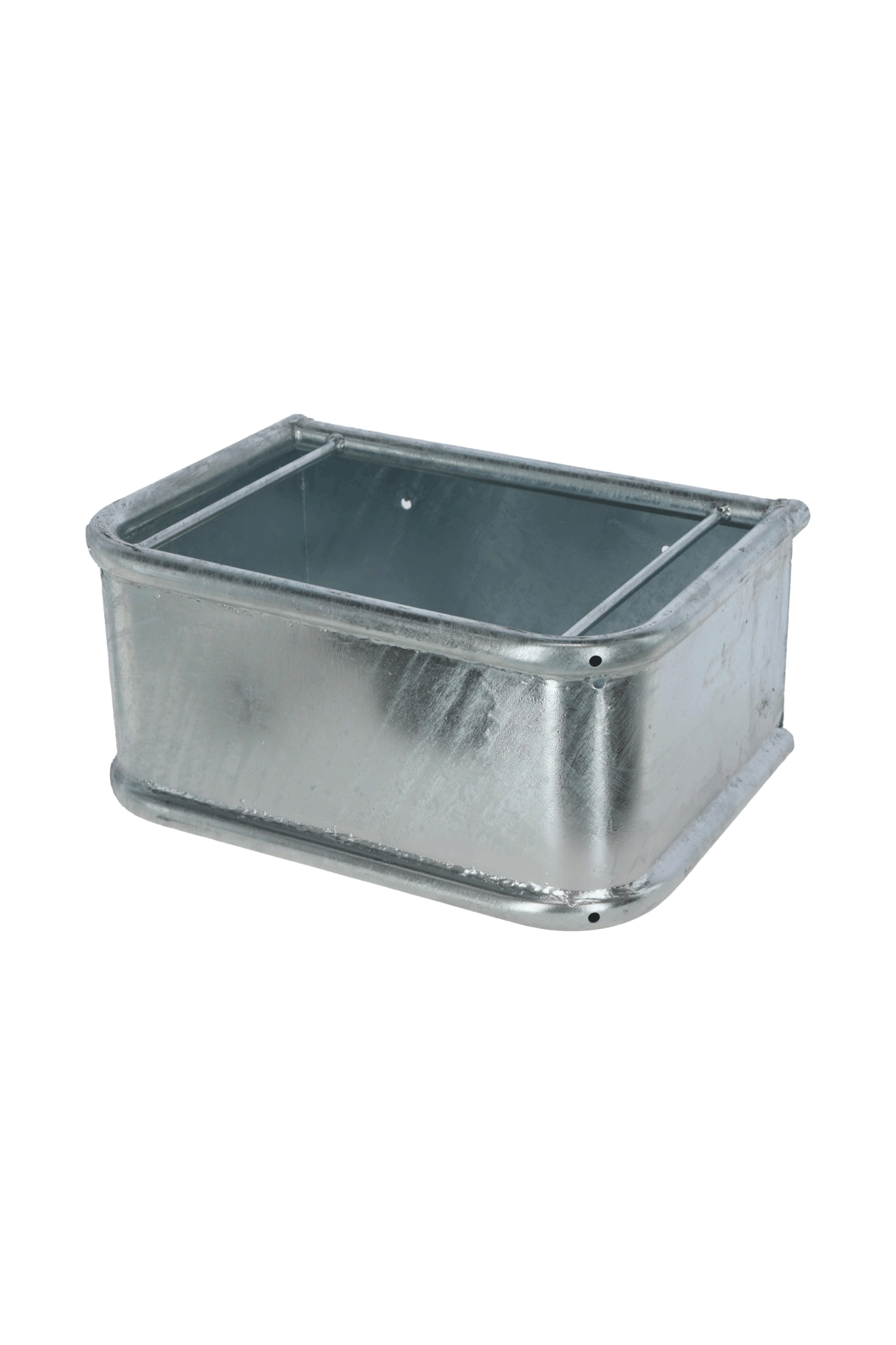 Kerbl Rectangular Feed Trough Metal, 35 L