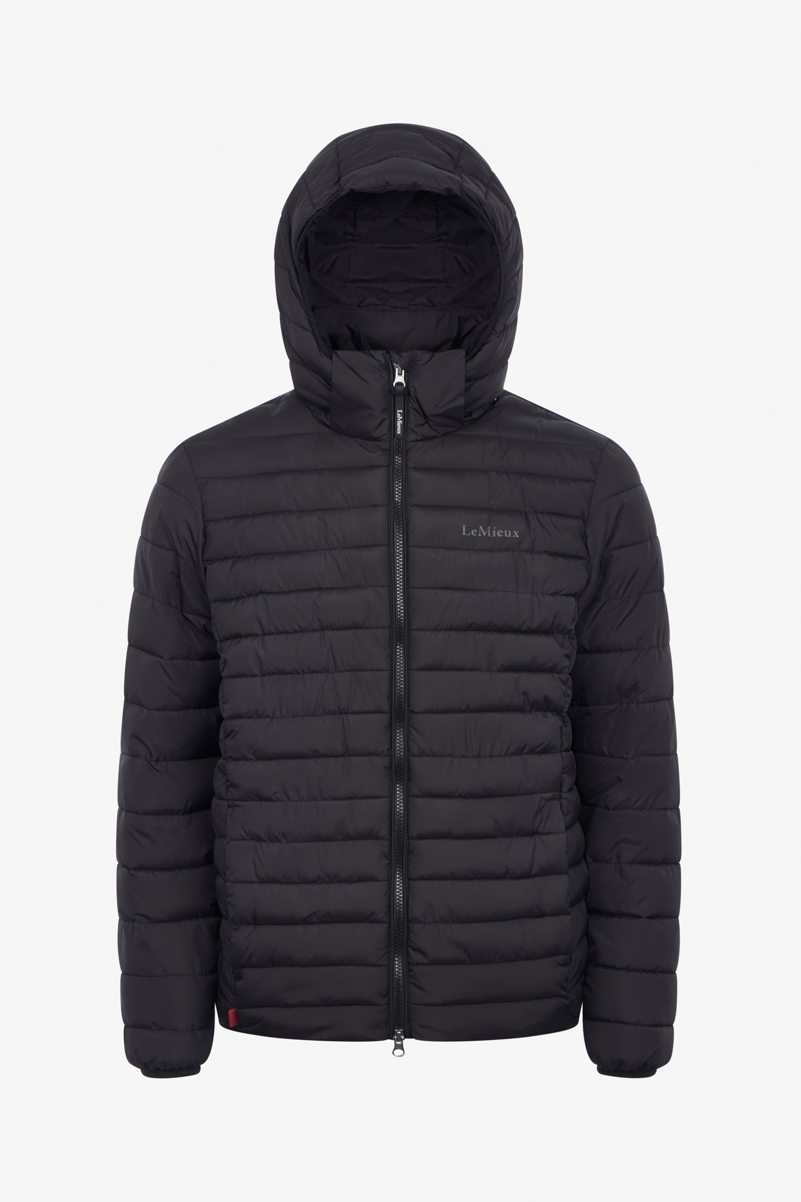 Black LeMieux Men`s Hooded Puffer Jacket
