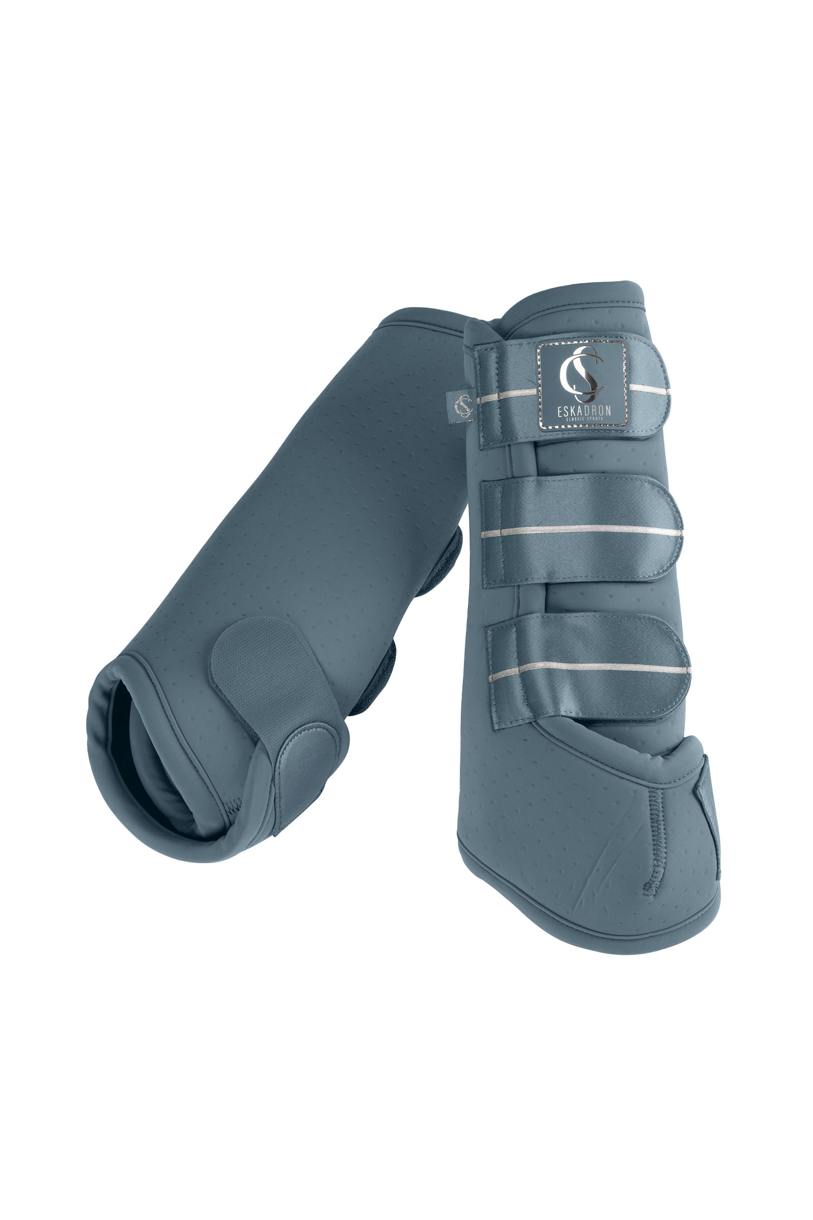 steel blue Eskadron Classic Sports SS25 Pro Dressage Tendon Boots, Front
