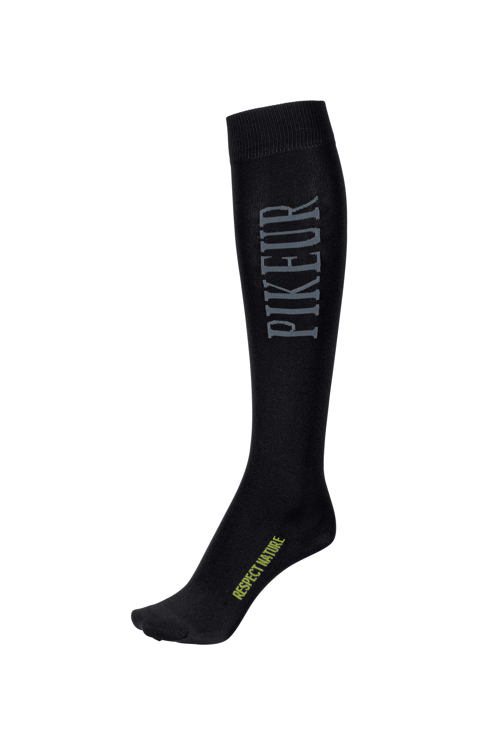 Black/Gray Pikeur Respect Nature Knee Socks