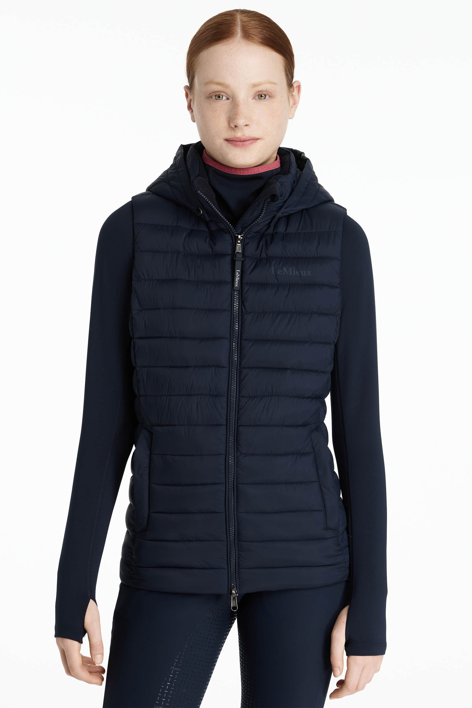 Navy LeMieux Young Rider Ruby Kid&acute;s Puffer Gilet