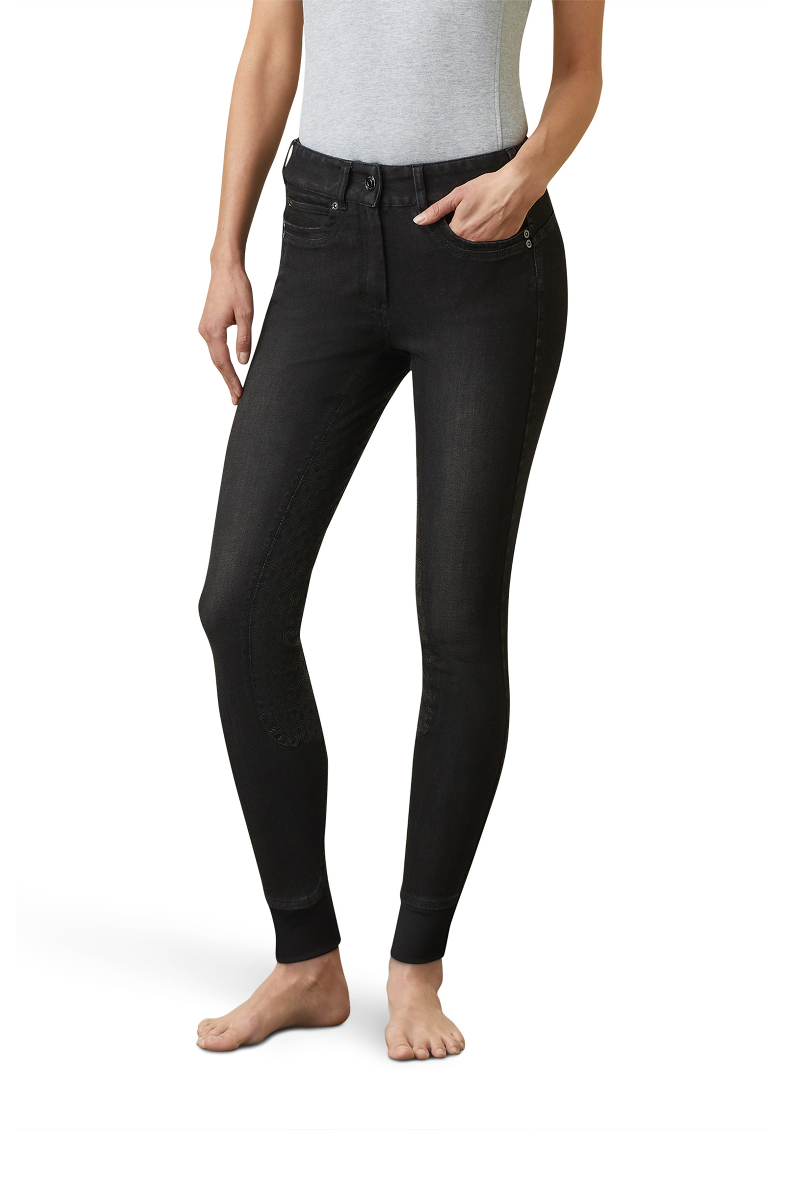 Ariat Halo B Women's Denim Full Grip Breeches