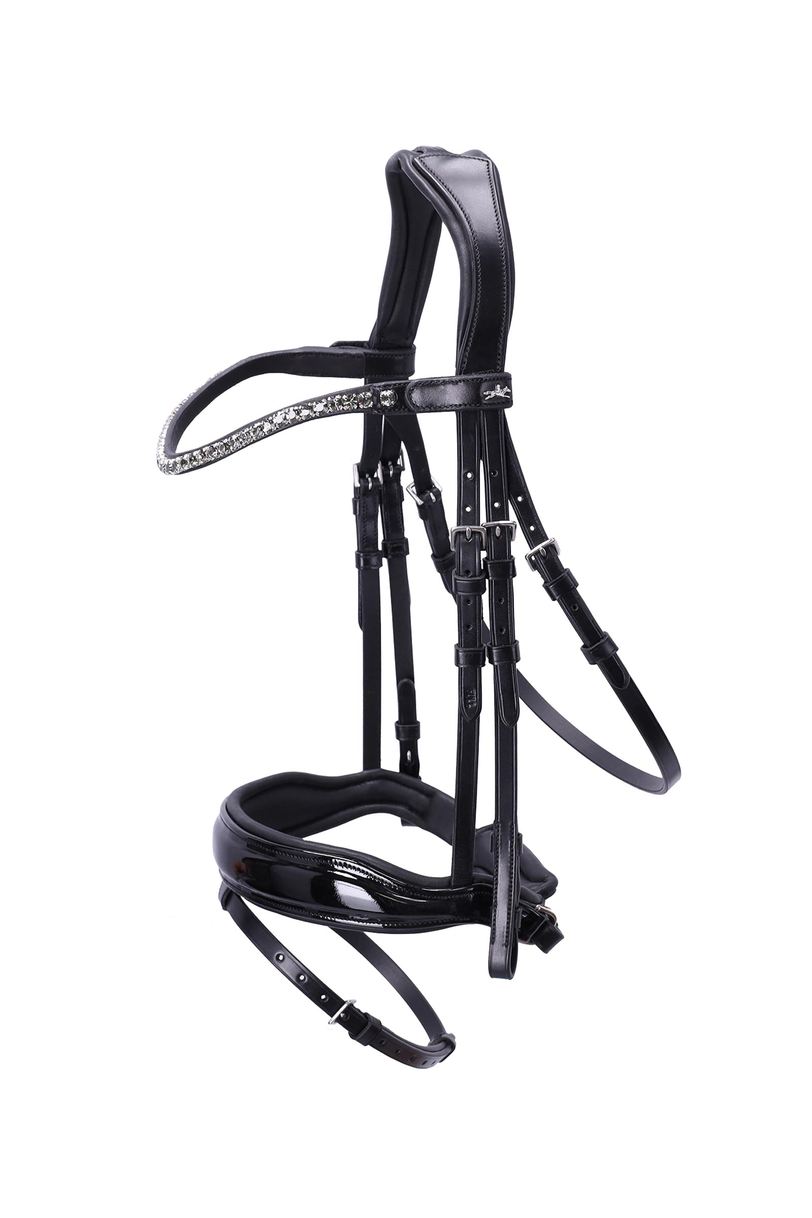 black/patent/grey Schockemöhle Sports Siena Bridle