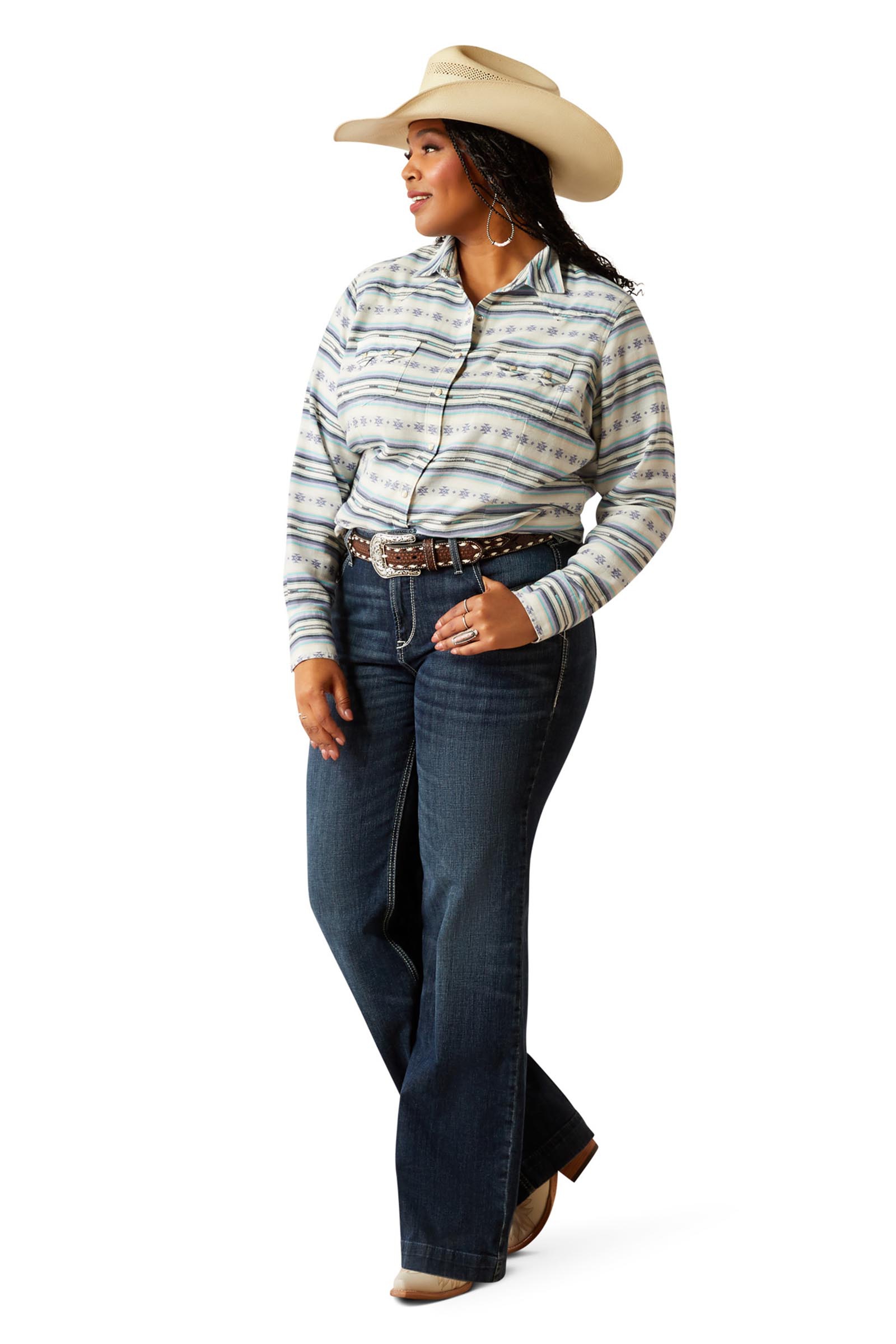 Ariat Seaside Serape Women's Shirt With Snap Buttons