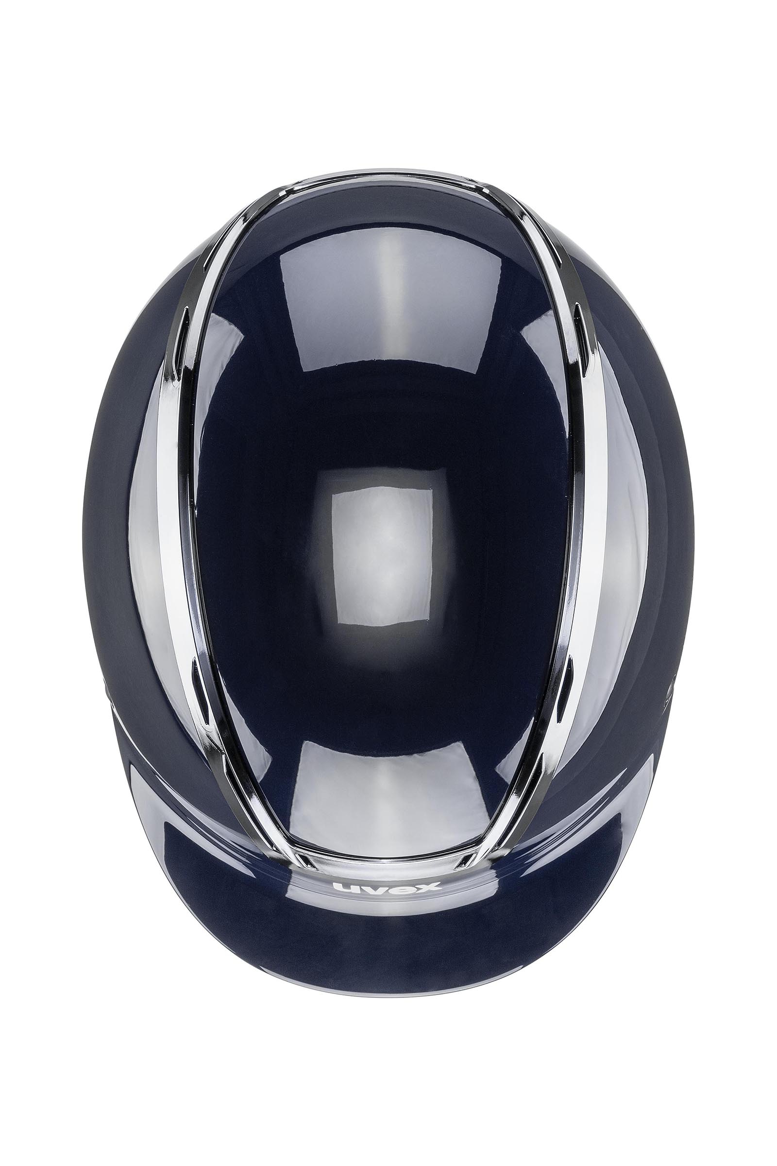 Uvex Exxeed Shiny Chrome Riding Helmet