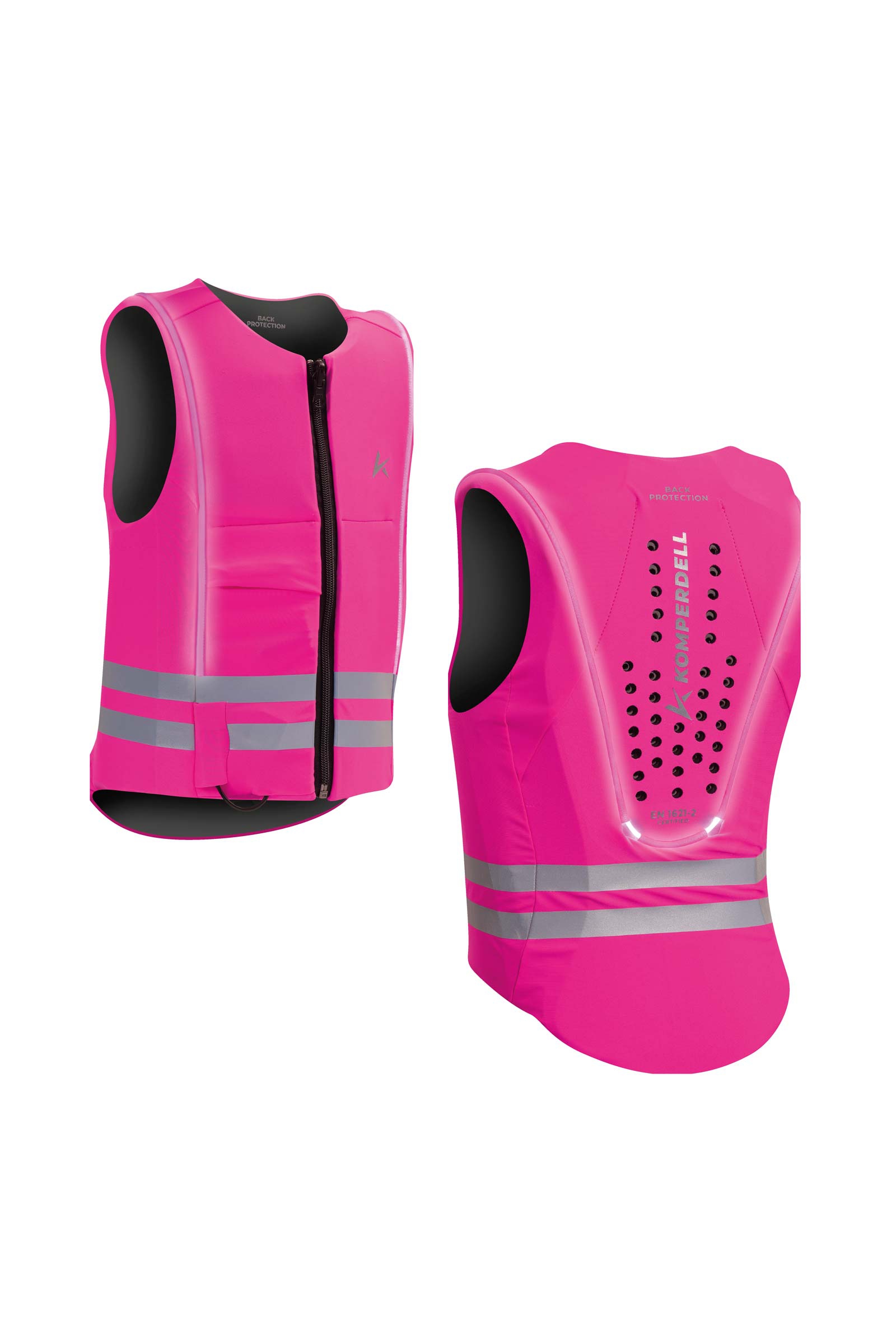 Komperdell Ballistic High Visibility Junior Back Protector, reversible