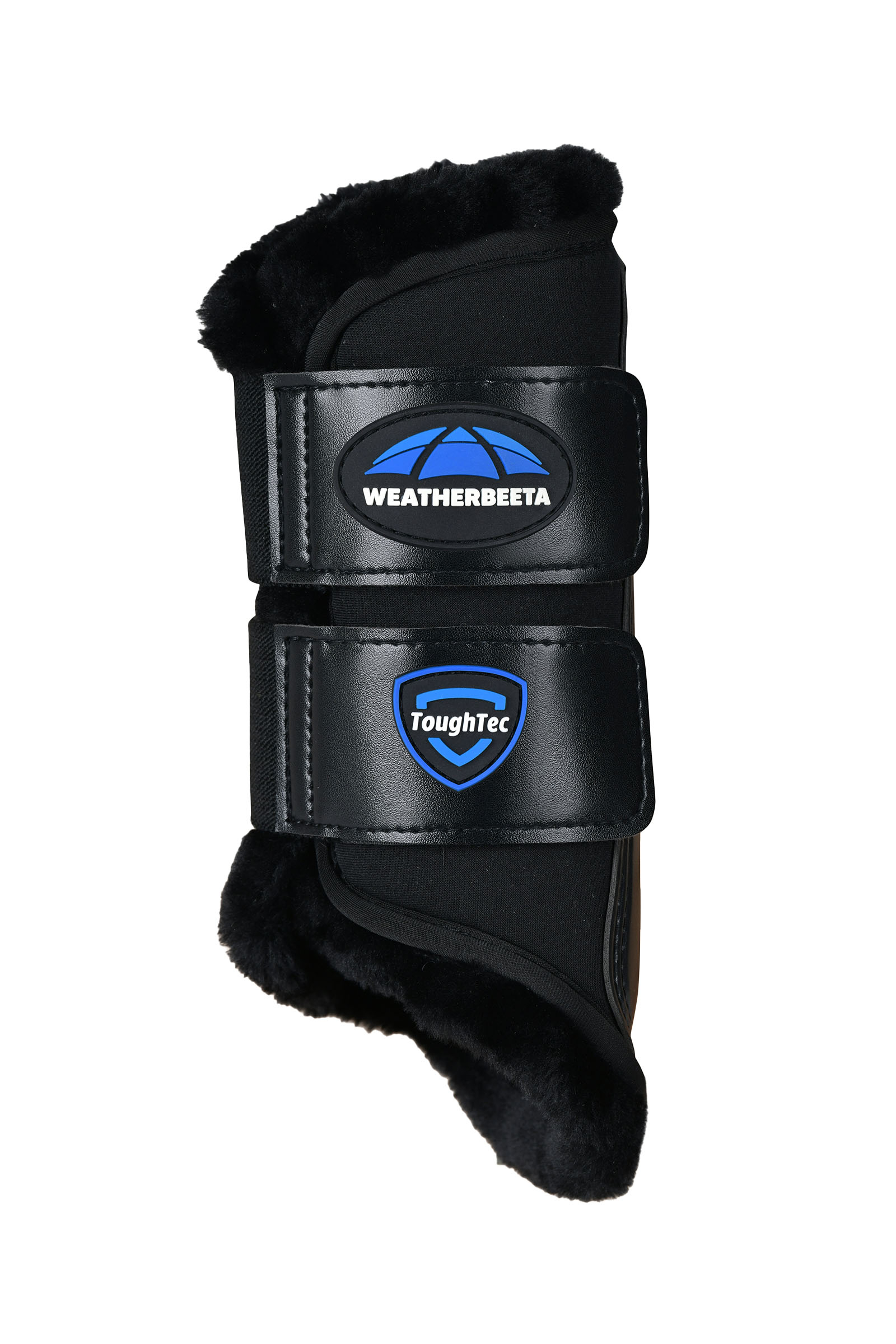 Black/Black Weatherbeeta Tough-Tec Comfy Fleece Brushing Boots