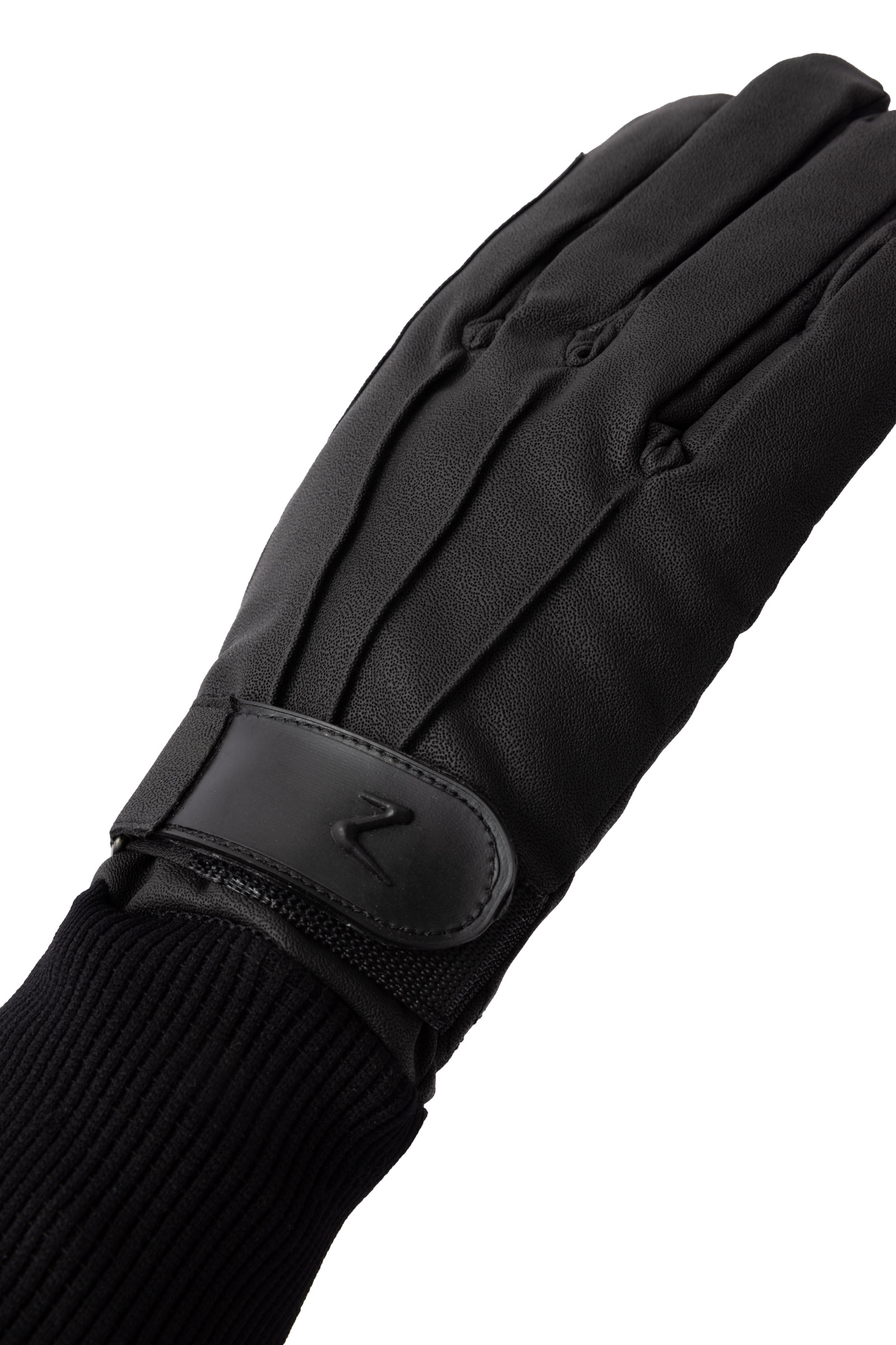 Horze PU Leather Fleece-Lined Riding Gloves