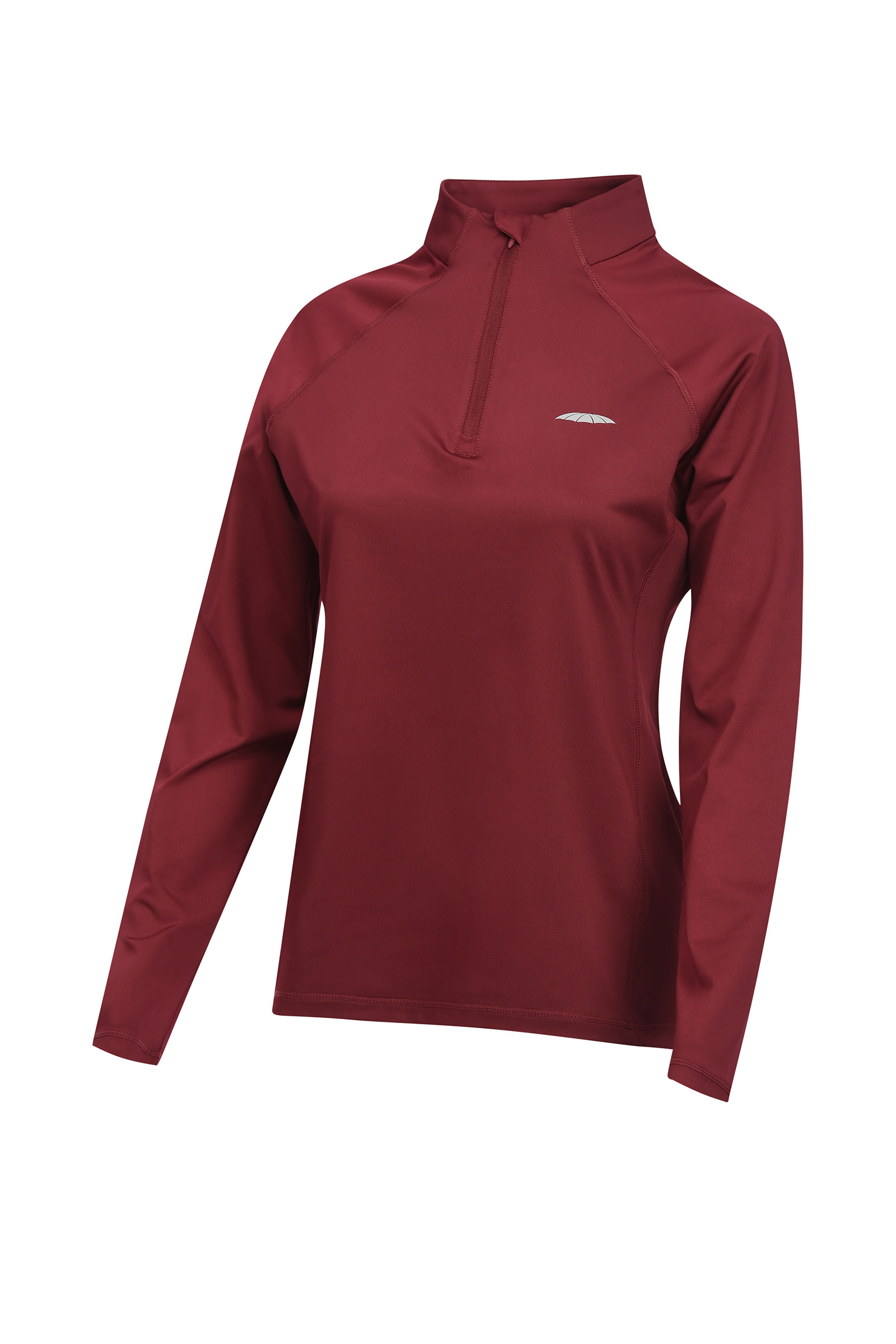 Maroon Dark Red Weatherbeeta Prime Women's Long Sleeve Shirt