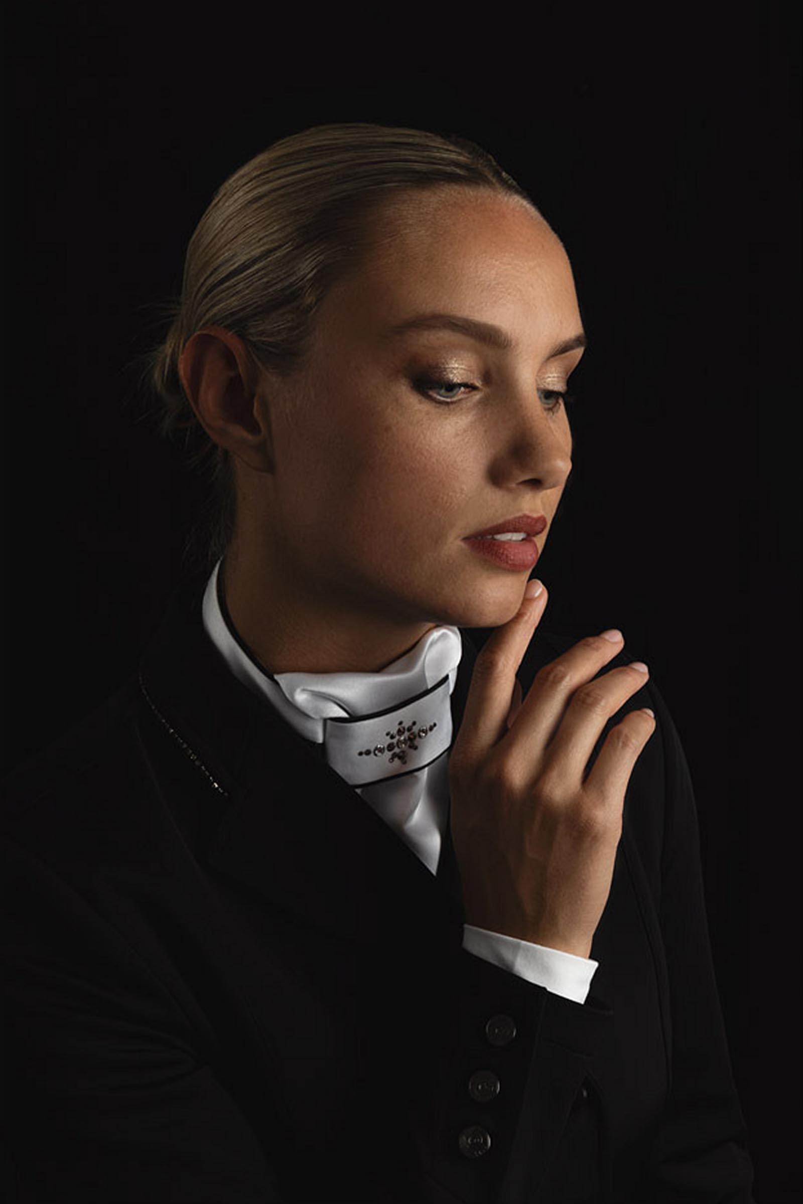 ANKY Competition DeLuxe Women&acute;s Stock Tie Stone