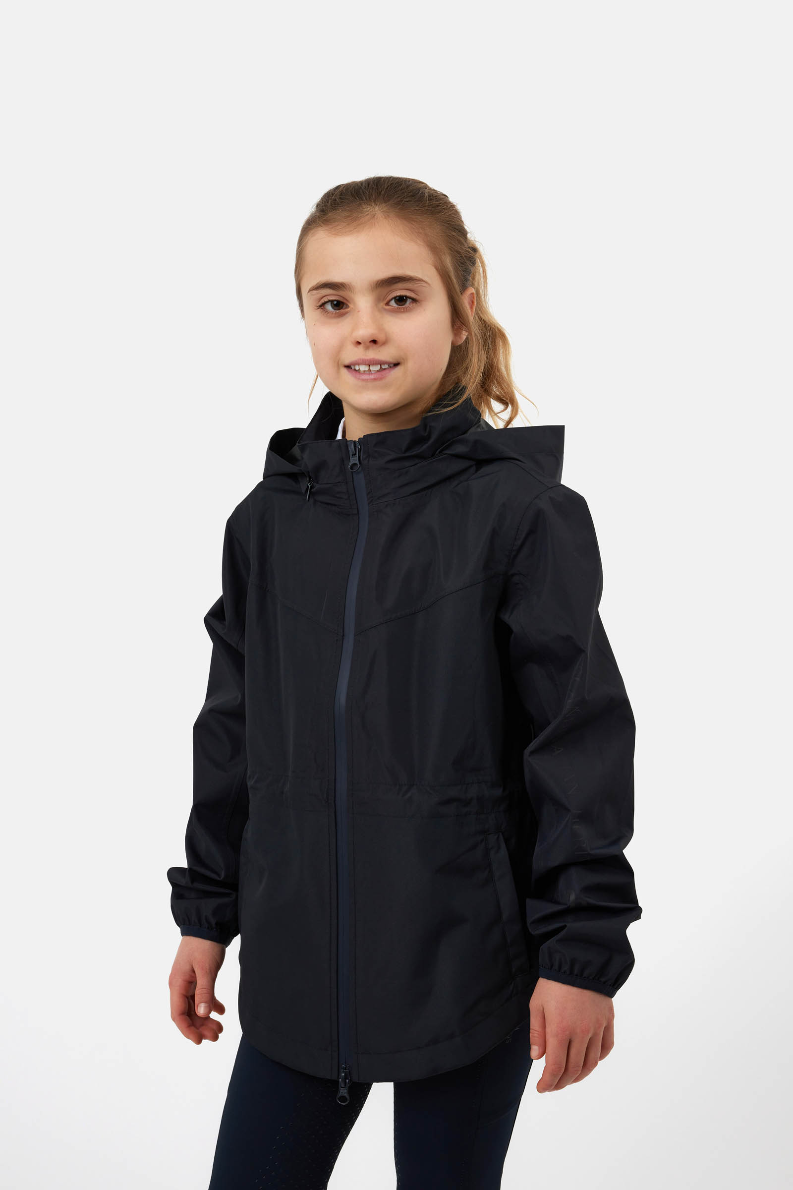 Horze Young Rider Fiora Waterproof Stowaway Hood Jacket