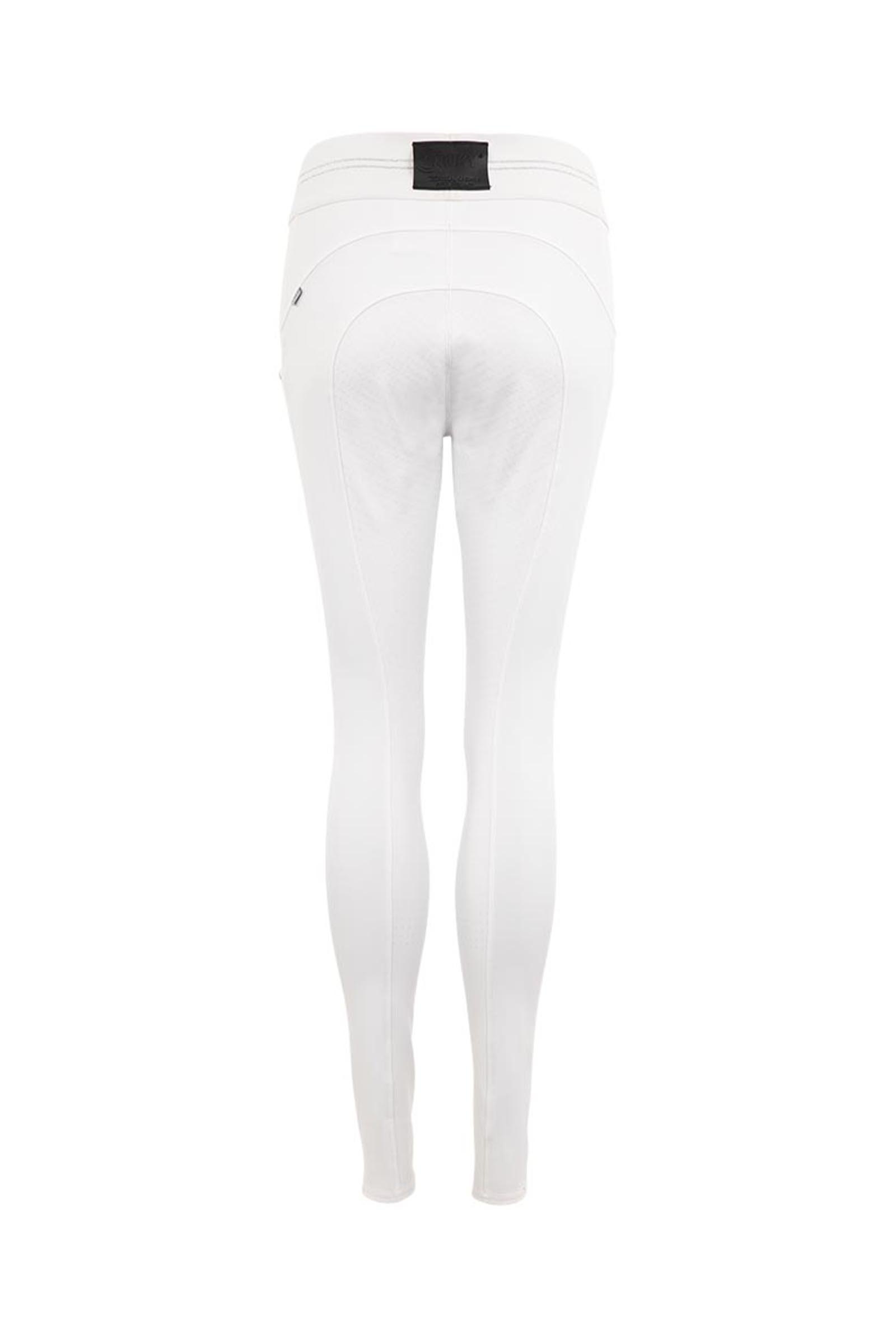 White ANKY Competition Women&acute;s Full Grip Riding Tights