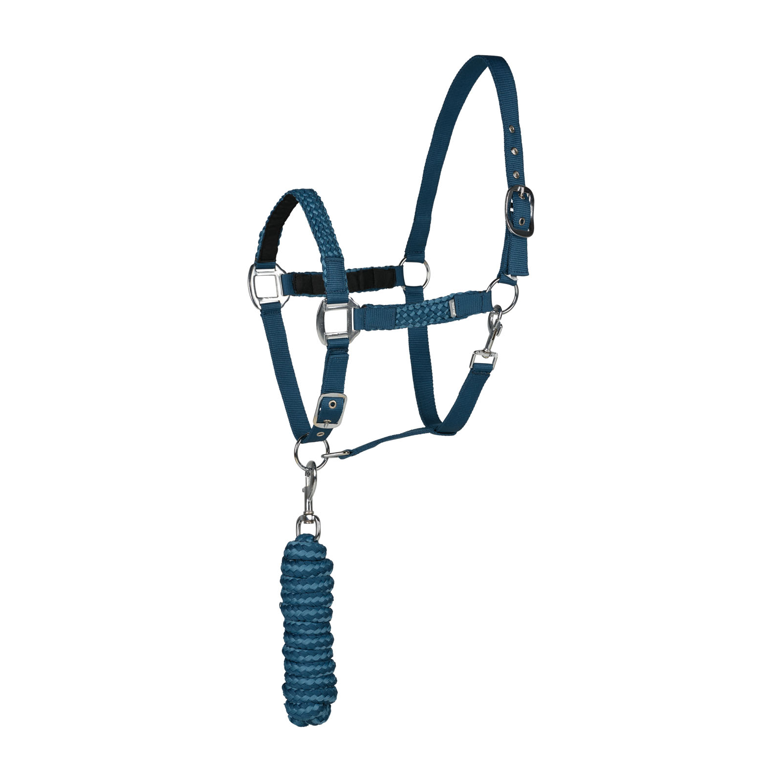 Lagoon Blue/Aegean Blue Horze Chicago Halter & Lead Set