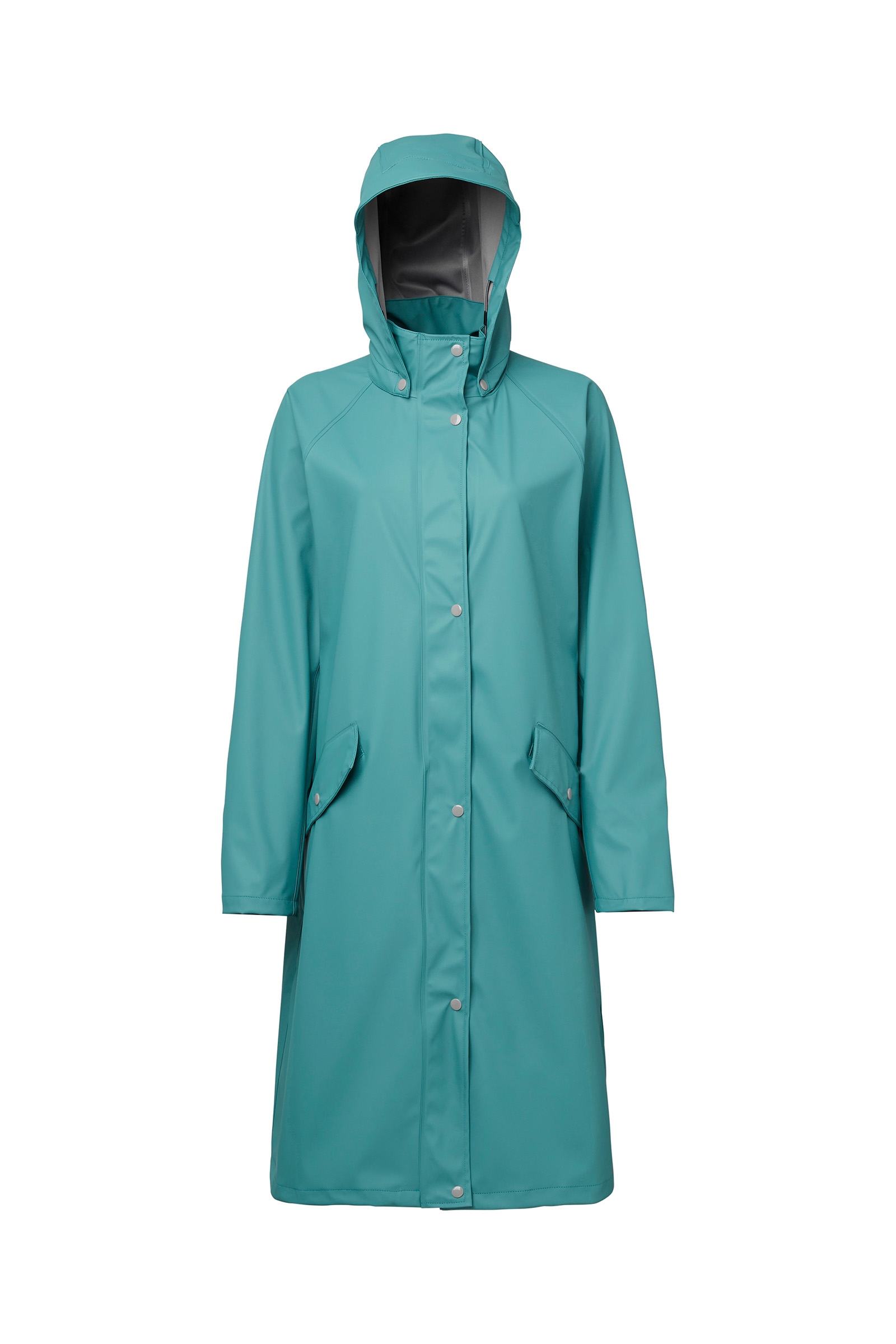 Teal Blue Mountain Horse Mindy Women&acute;s Rain Coat