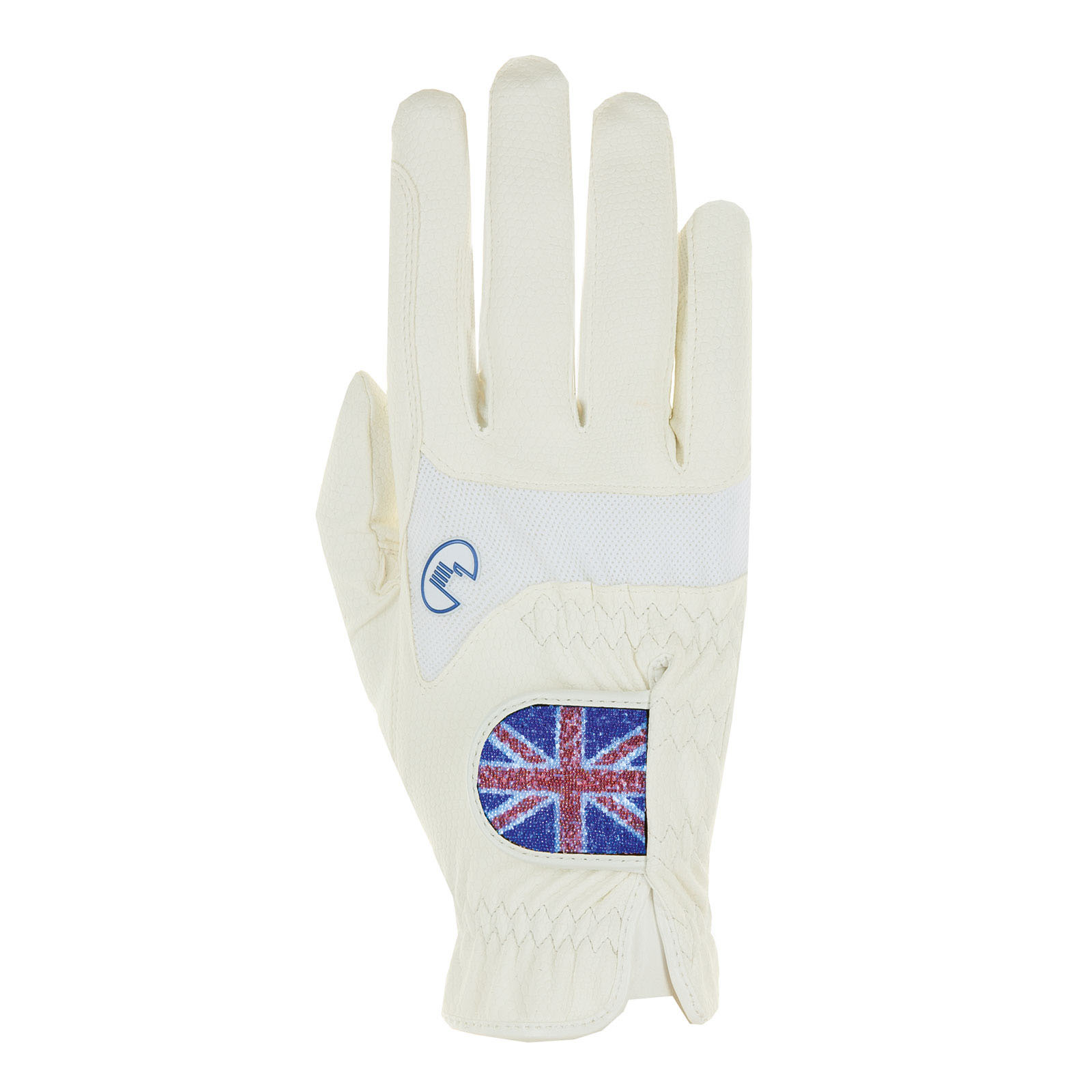White/UK Roeckl Maryland Gloves