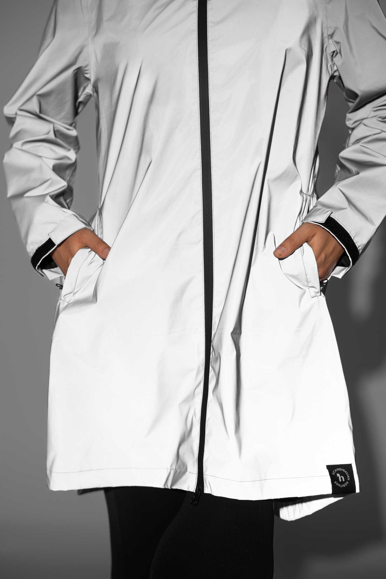 Horze Women&acute;s Reflective Raincoat