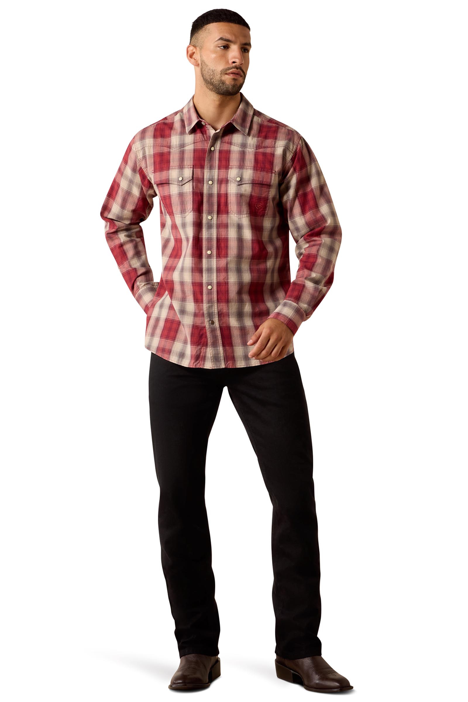 Ariat Retro Hawthorne Men's Fitted Snap Shirt