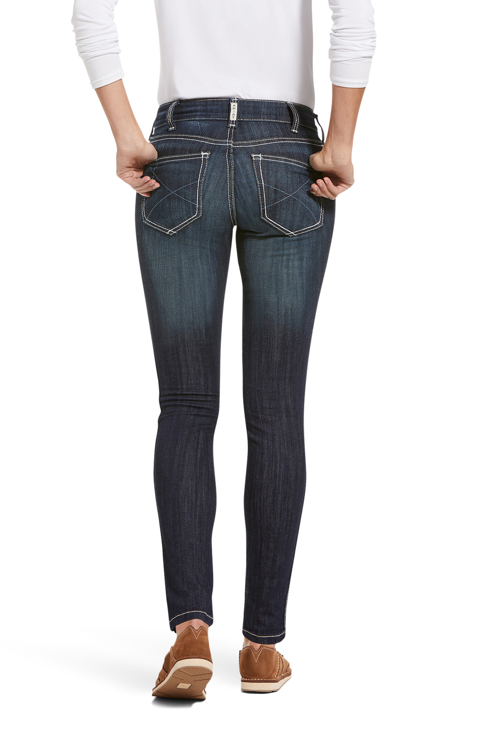 Ariat Ella R.E.A.L Women&acute;s Mid Rise Stretch Outseam Skinny Jean