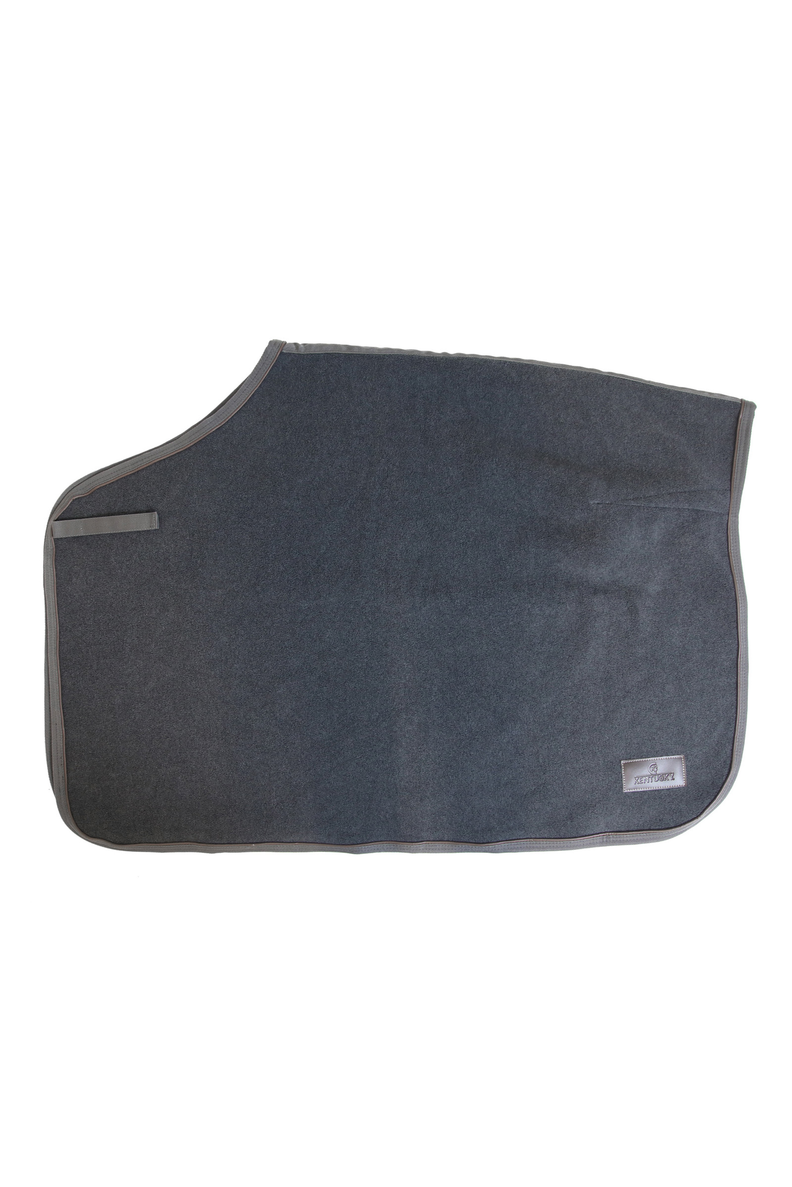Dark Grey Kentucky Horsewear Quarter Rug Heavy Fleece