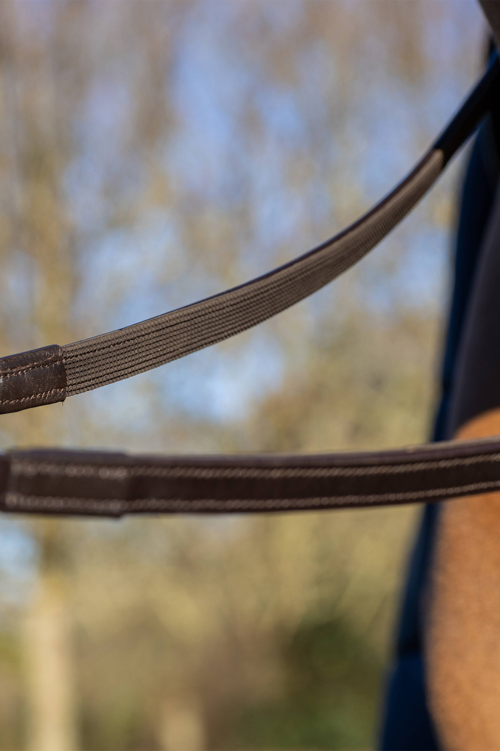 LeMieux Rubber Half lined Reins
